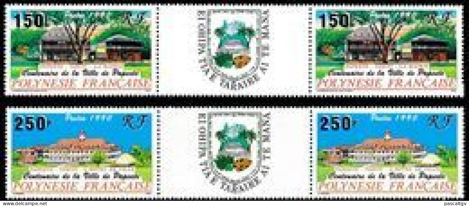Polynésie Française - 1990 - Paire N° 358A/359A ** - Neufs