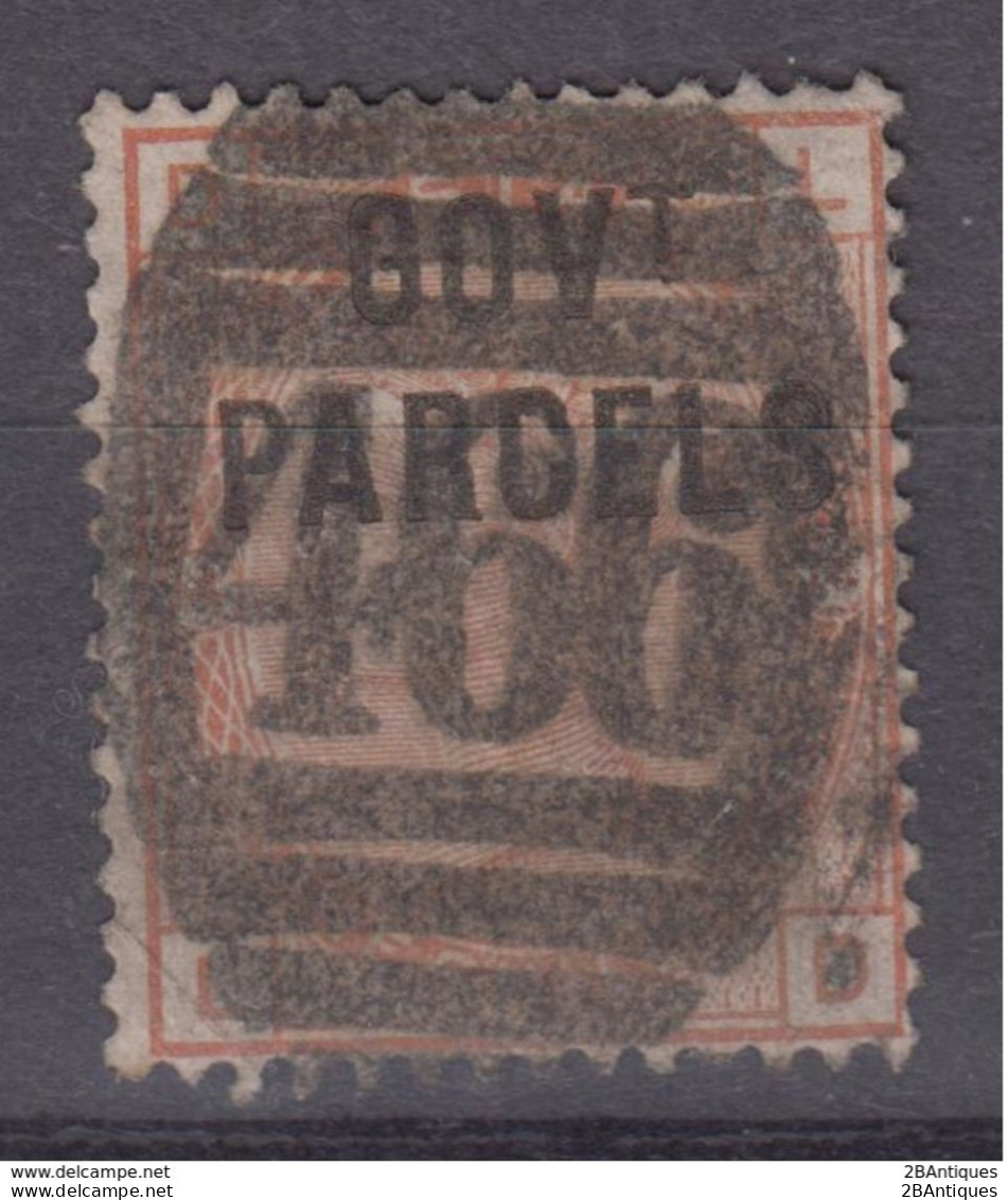 GREAT BRITAIN 1883 Government Parcels - Dienstmarken
