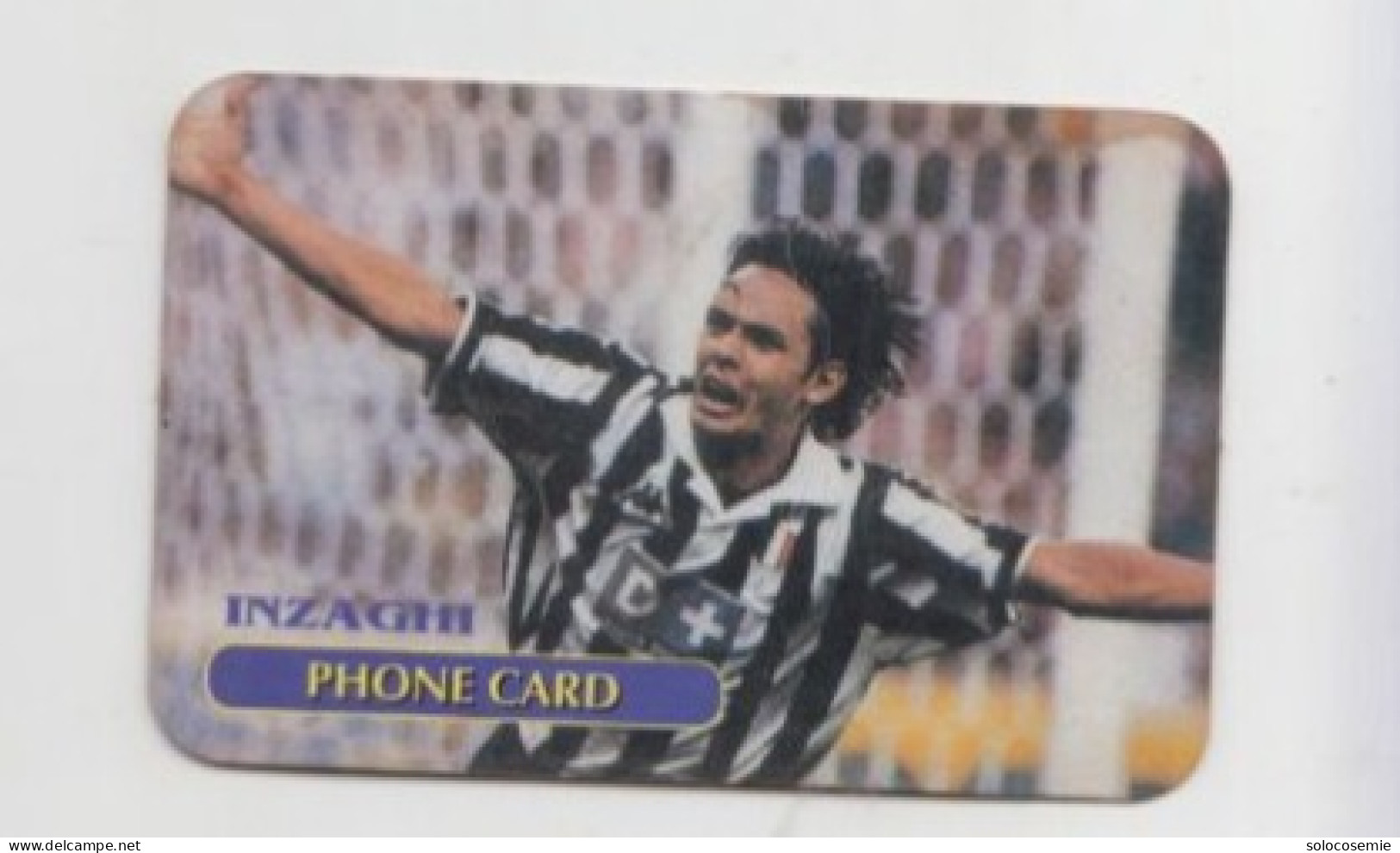 Pippo Inzaghi (Juventus) - Phone Card  - Calcio Soccer , Football, كرة القدم , 足球 , футбол - Eintrittskarten