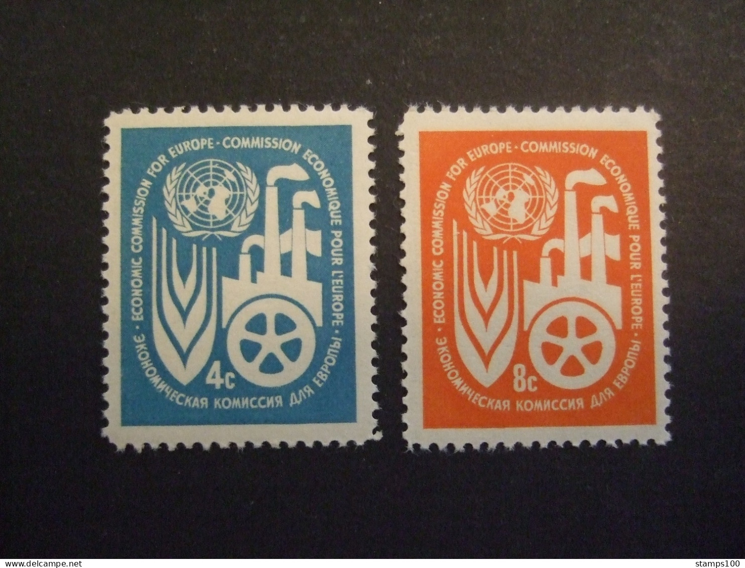 UNITED NATIONS N.Y. 68/69  MNH**. (V04-TVN) - Unused Stamps