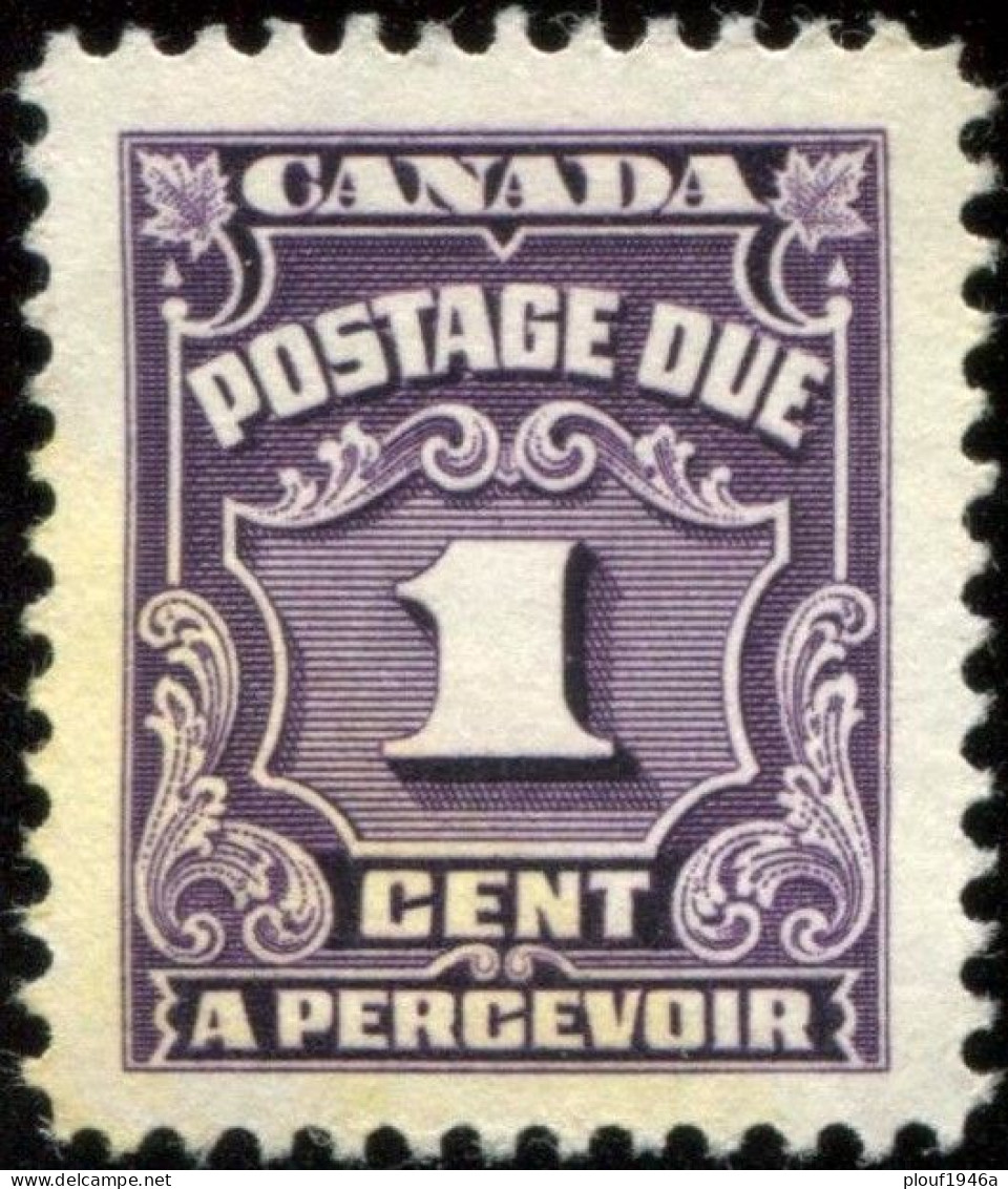Pays :  84,1 (Canada : Dominion)  Yvert Et Tellier N° : Tx   14 (o) - Postage Due