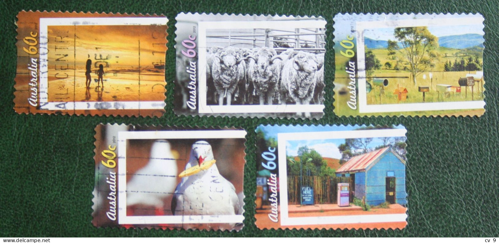 Photo Competition Contest Bird Vogel  2012 Mi 3780-3784 Y&T - Used Gebruikt Oblitere Australia Australien Australie - Used Stamps