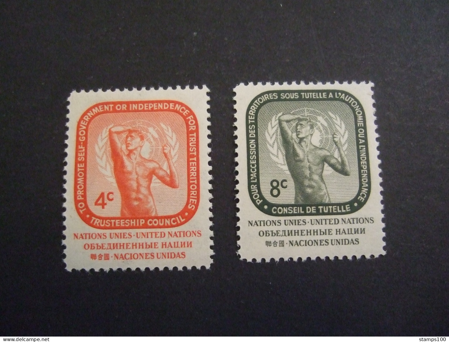 UNITED NATIONS N.Y. 70/71. MNH**. (V05-TVN) - Unused Stamps