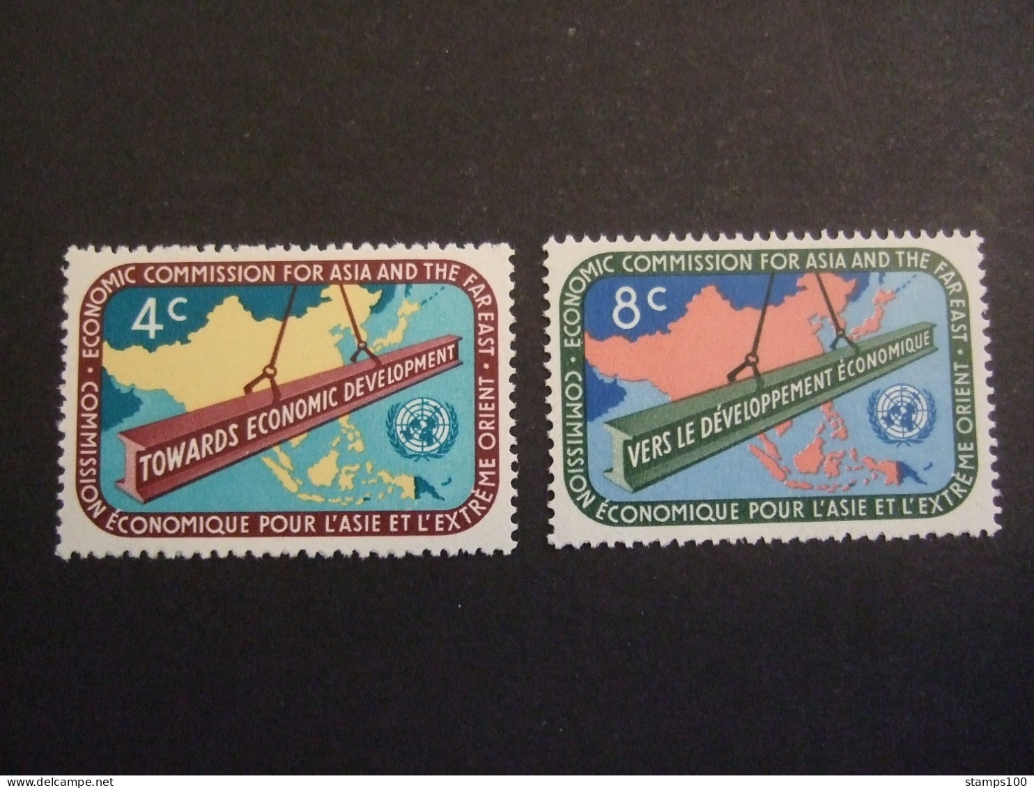 UNITED NATIONS N.Y. 76/77. MNH**. (V05-TVN) - Unused Stamps