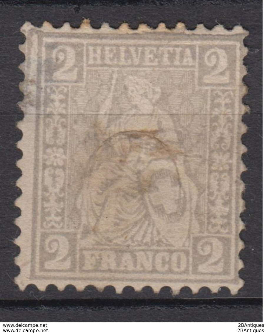 SWITZERLAND 1862 - Helvetia MH* - Nuovi