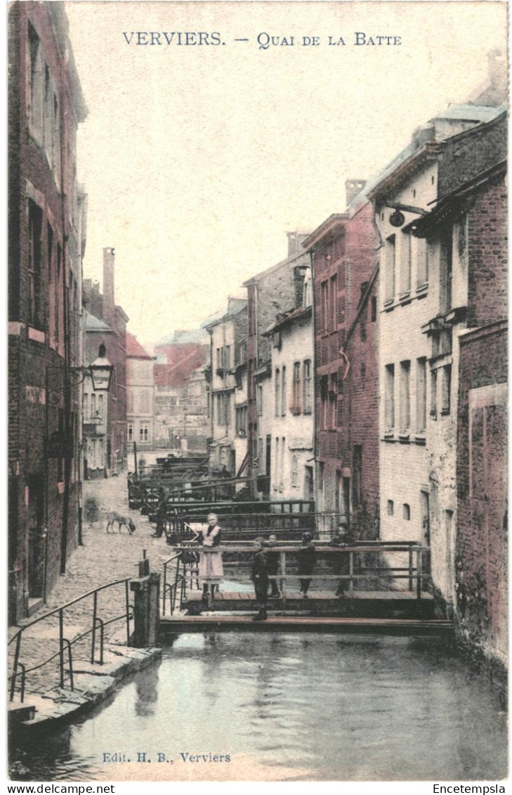 CPA Carte Postale  Belgique Verviers Quai De La Batte 1910 VM70413ok - Verviers