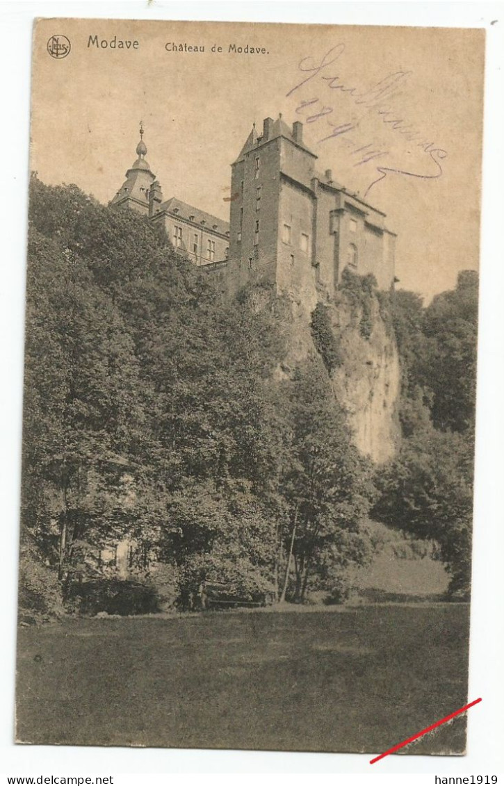 Modave Chateau Cachet 1919 Hoei Liège Htje - Modave