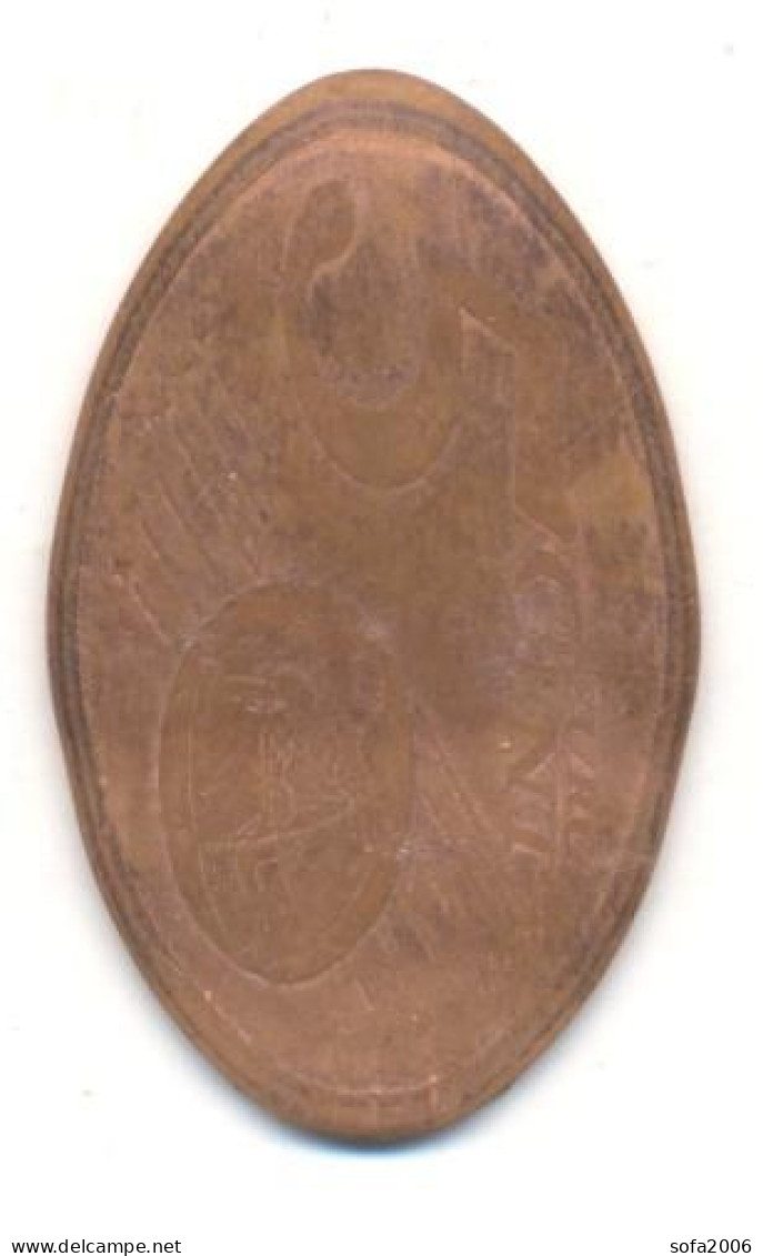 Souvenir Jeton Token Germany-Deutschland Hamburg Hansestadt Rathaus - Souvenir-Medaille (elongated Coins)