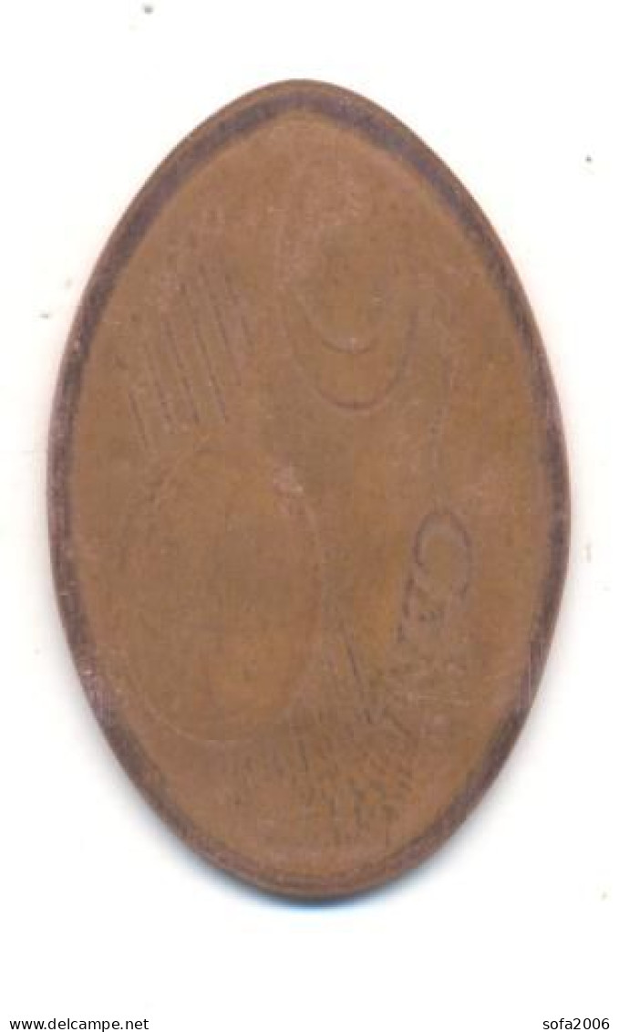 Souvenir Jeton Token Germany-Deutschland Bremer Stadtmusikanten - Souvenirmunten (elongated Coins)