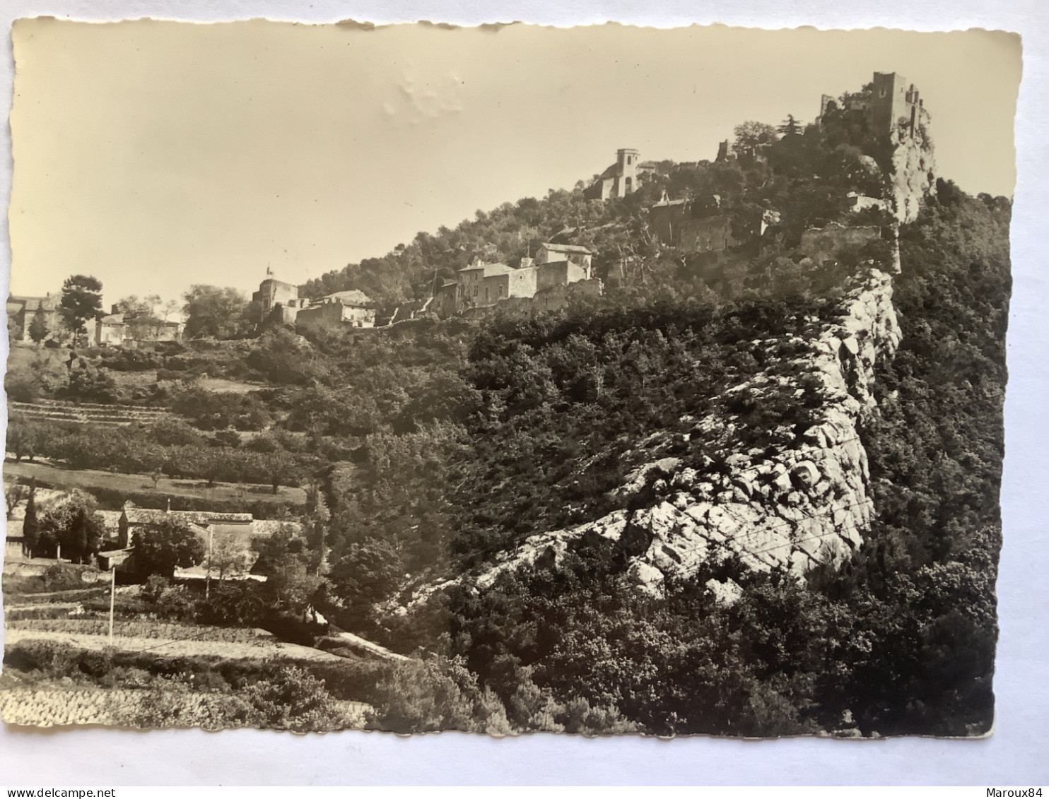 84/ Cpsm Oppede Le Vieux Vue Du Couchant - Oppede Le Vieux