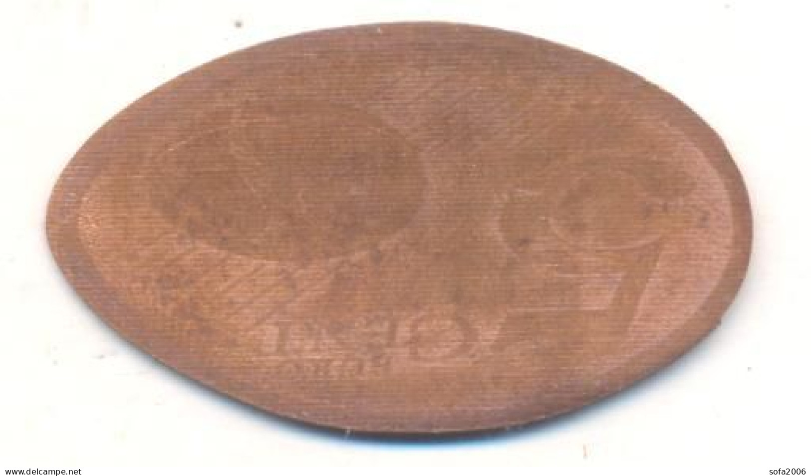 Souvenir Jeton Token Germany-Deutschland Berlin Brandenburger Tor - Souvenir-Medaille (elongated Coins)