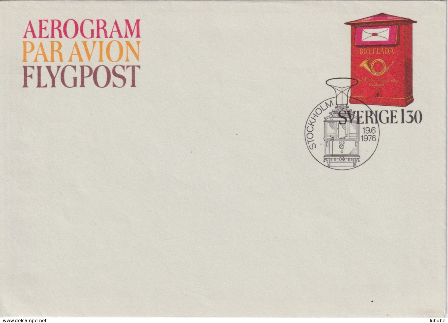 Aerogramme / Postbrev  (4 Stück)        1976 - 78 - Brieven En Documenten