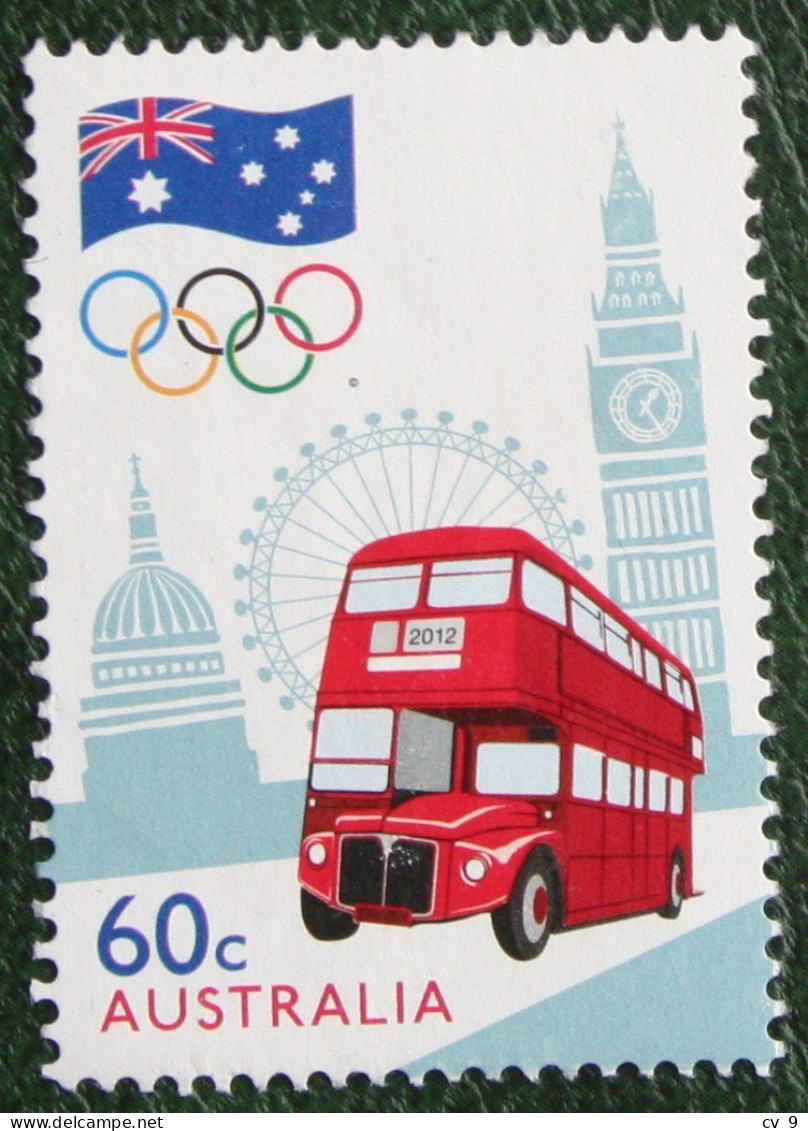 Olympische Spiele Olympic Games Bus Double  2012 Mi 3752 Y&T - Used Gebruikt Oblitere Australia Australien Australie - Used Stamps