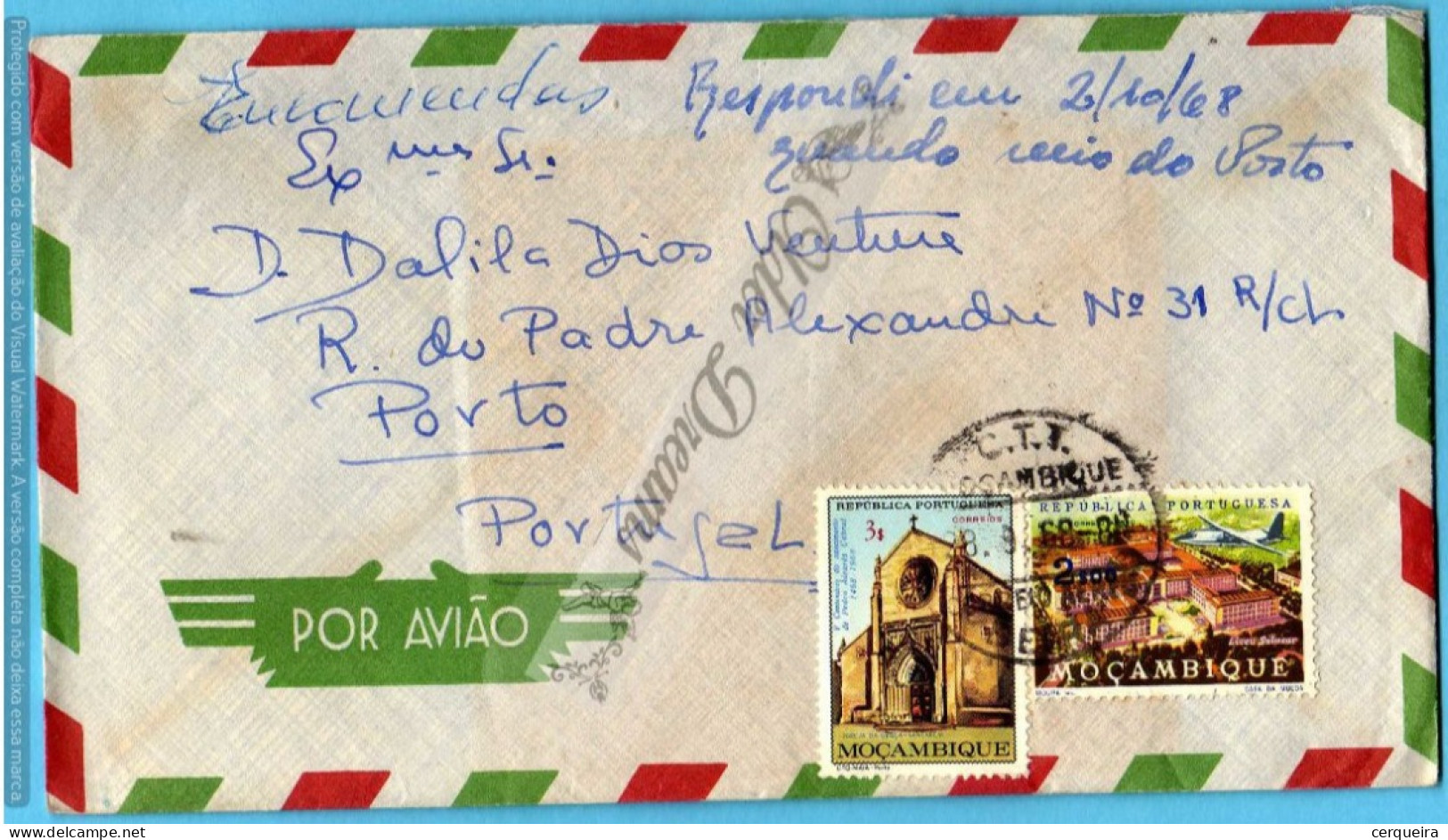 MOÇAMBIQUE-CARTA 3 - Lettres & Documents