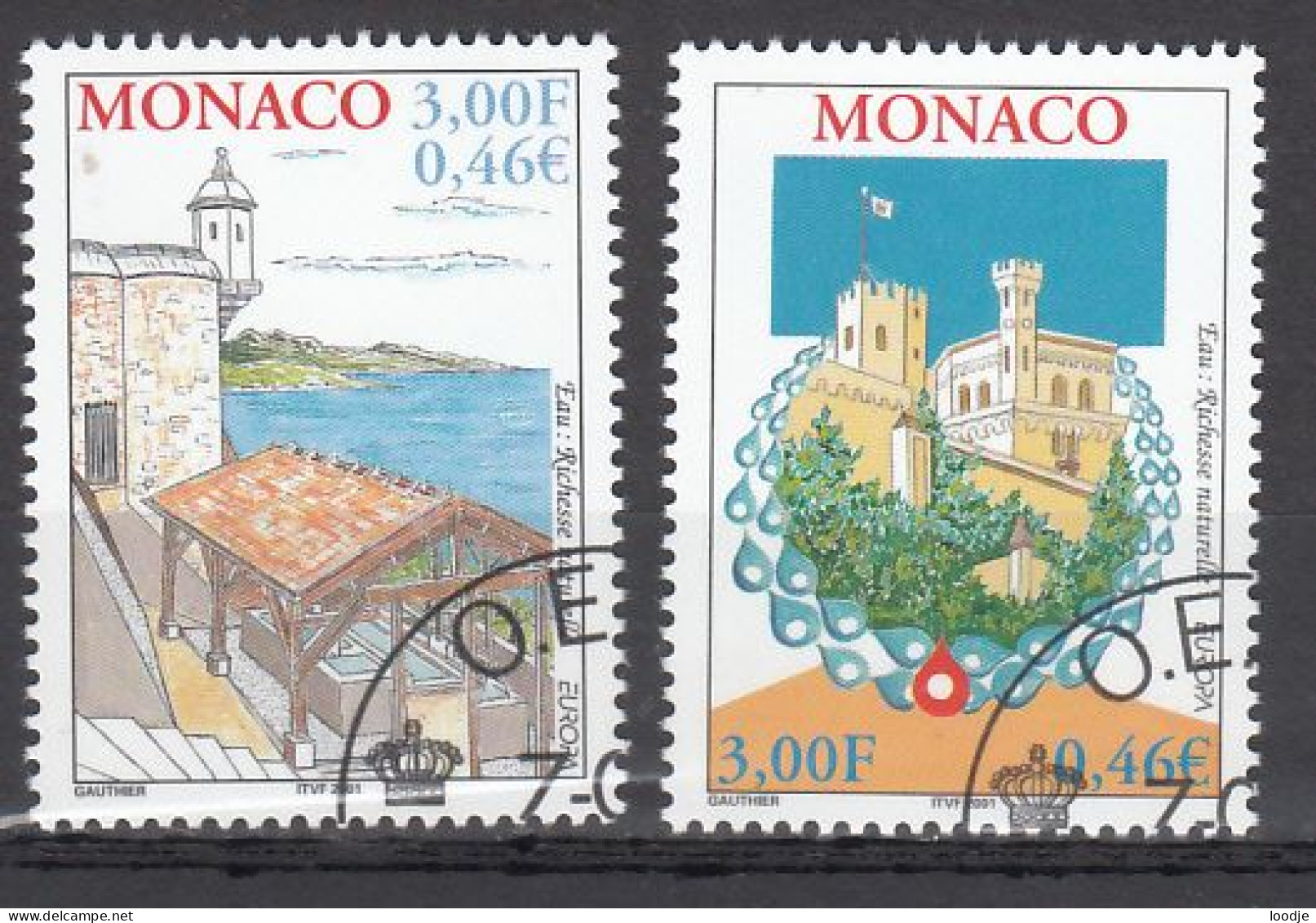 Monaco  Europa Cept 2001 Gestempeld - 2001