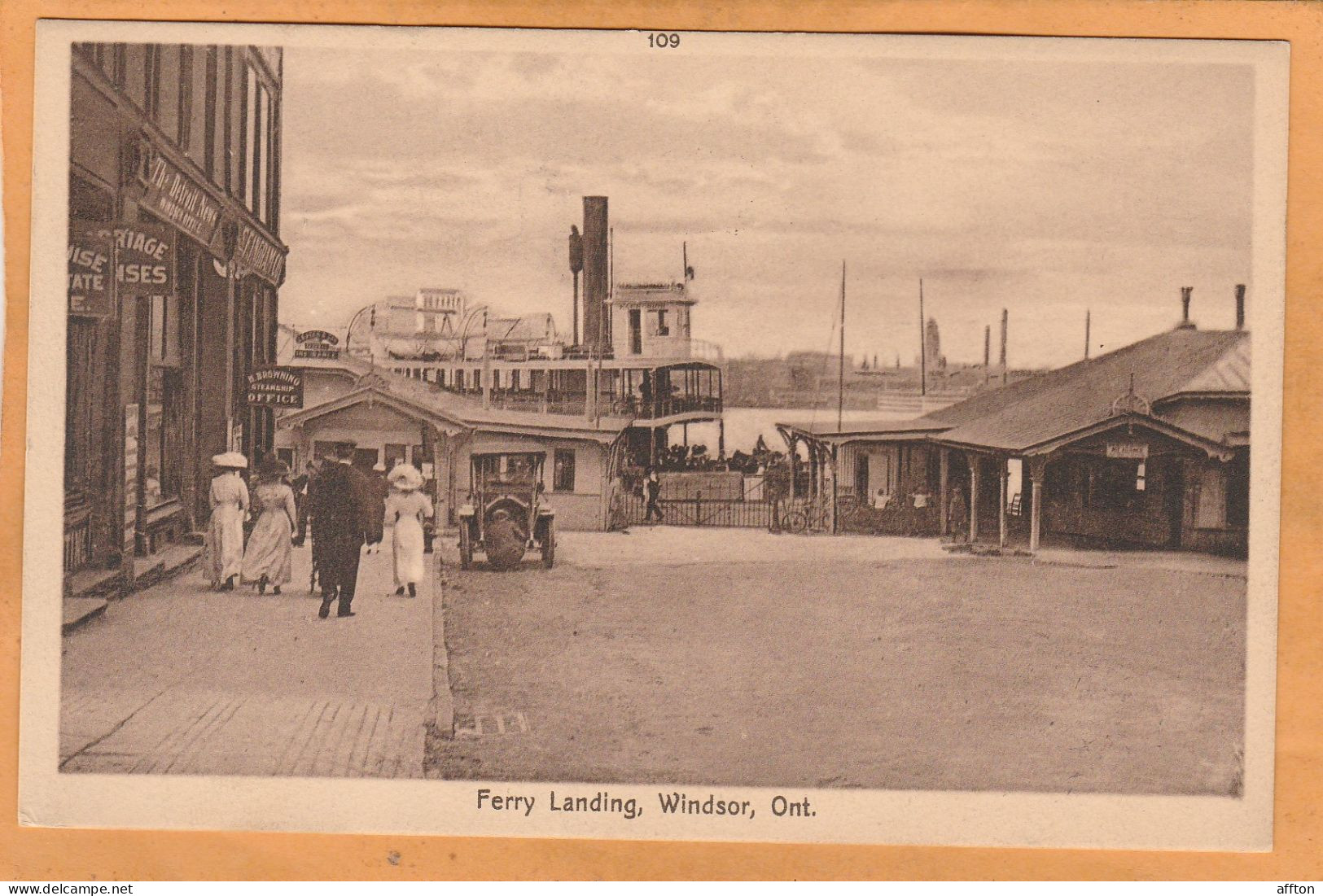 Windsor Ontario Canada Old Postcard - Windsor