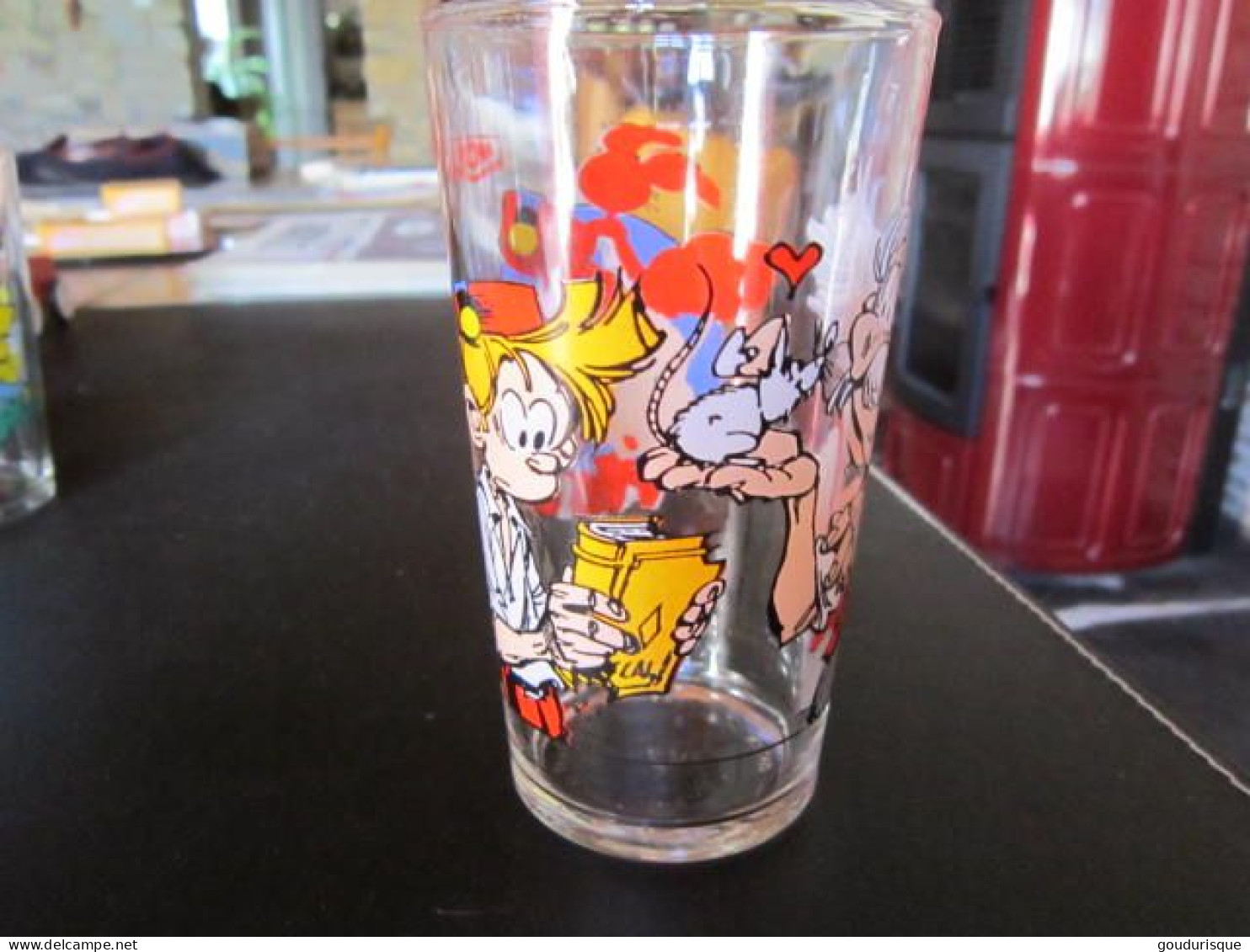 SPIROU N°4 VERRE SPIROU ET CHAMPIGNAC LONG  DRINK VERSION BILINGUE - Spirou Et Fantasio