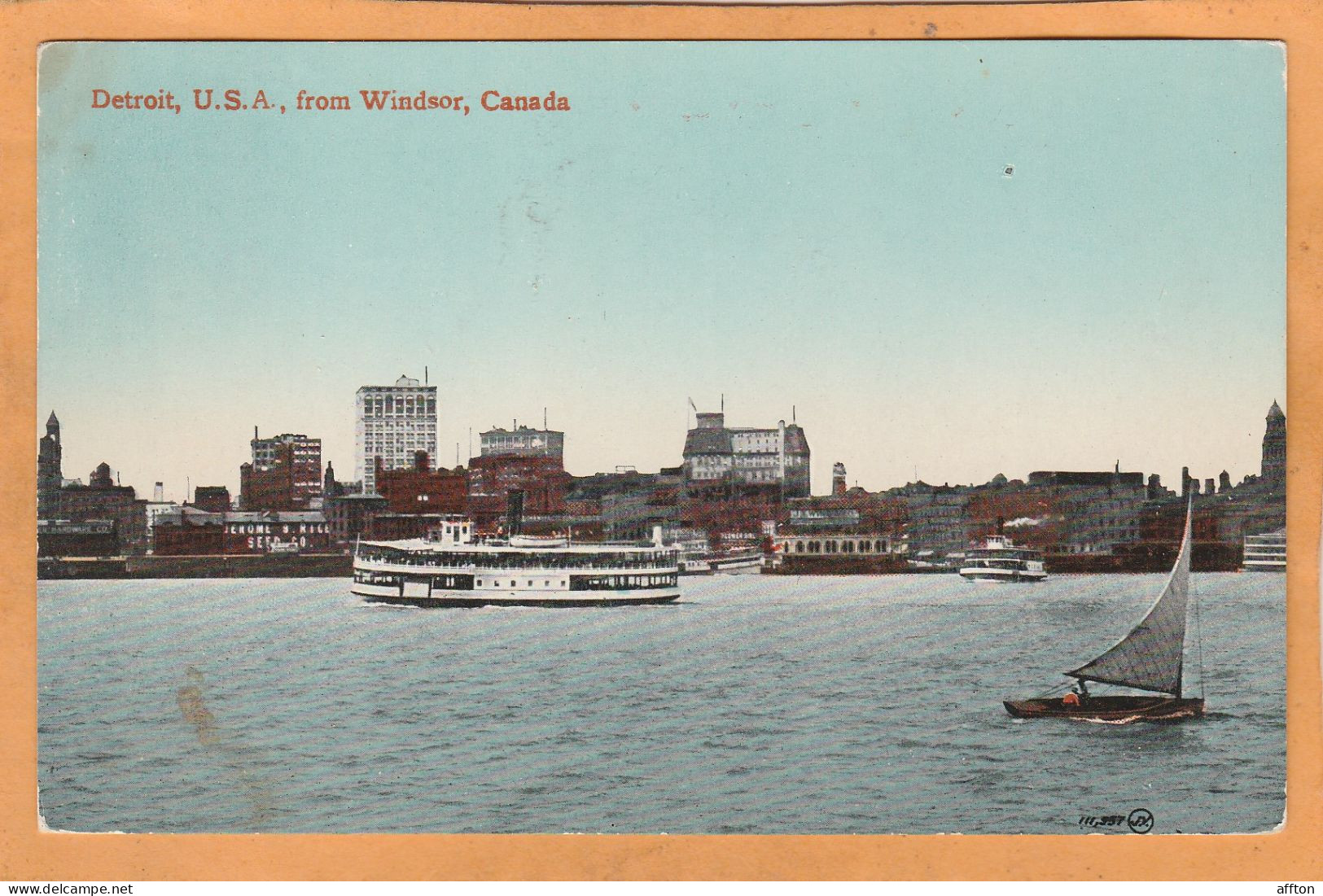 Windsor Ontario Canada Old Postcard - Windsor