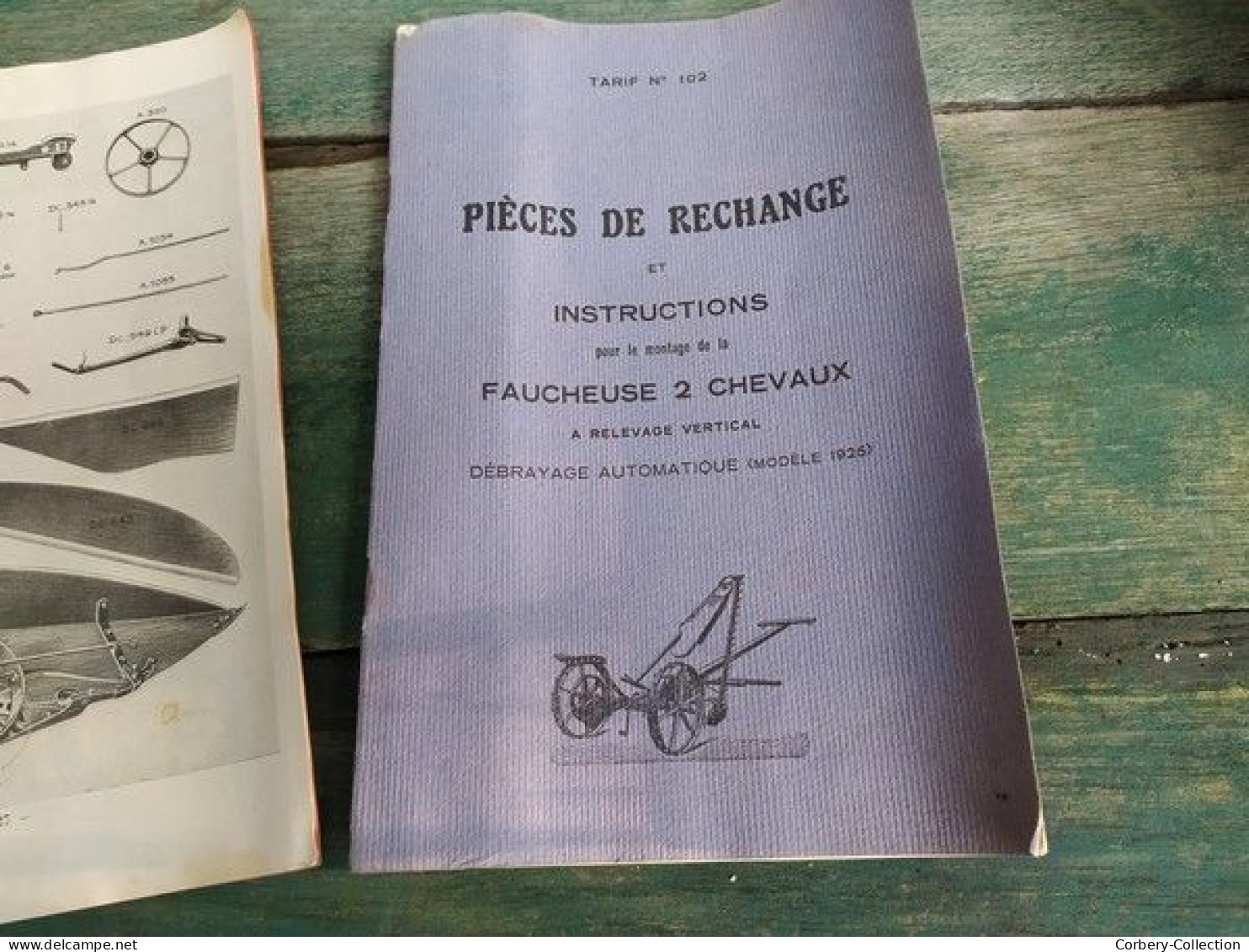 Catalogues Pièces de Rechange Faucheuse à Cheval 1925-1928 / Agriculture Agricole