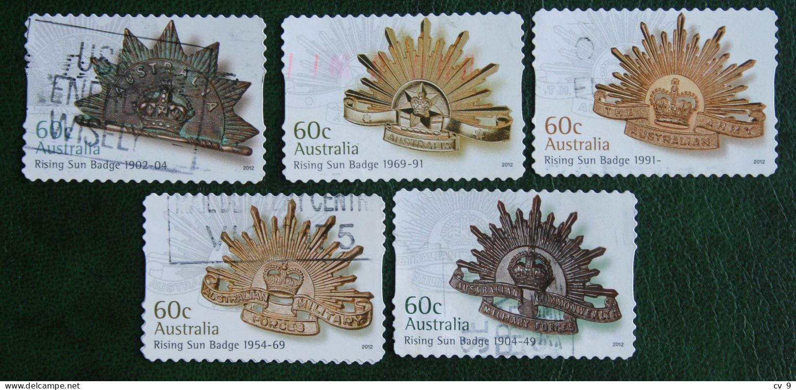 Army Emblems Self-adhesive 2012 Mi 3738-2742 Y&T - Used Gebruikt Oblitere Australia Australien Australie - Used Stamps