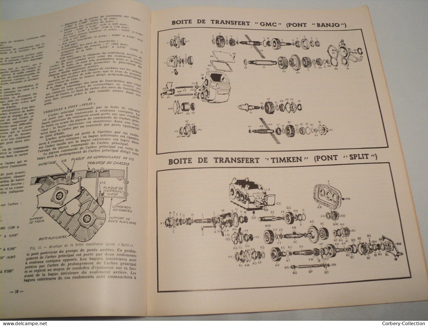 Catalogue G.M.C Dodge Jeep Autocar Diamond T Ford - Pièces Détachées et Manuel de Réparations.