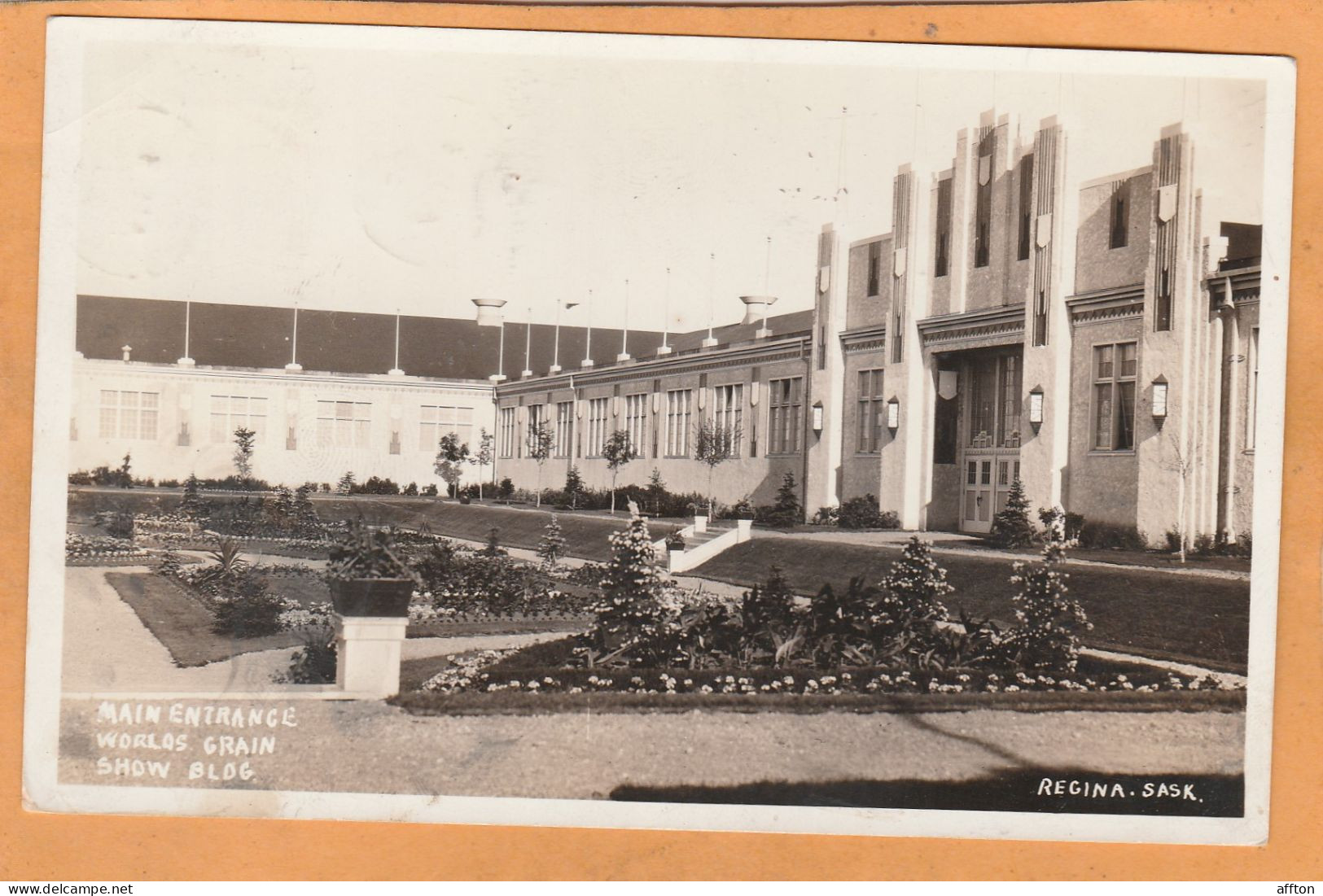 Regina Saskatchewan Canada Old Real Photo Postcard - Regina