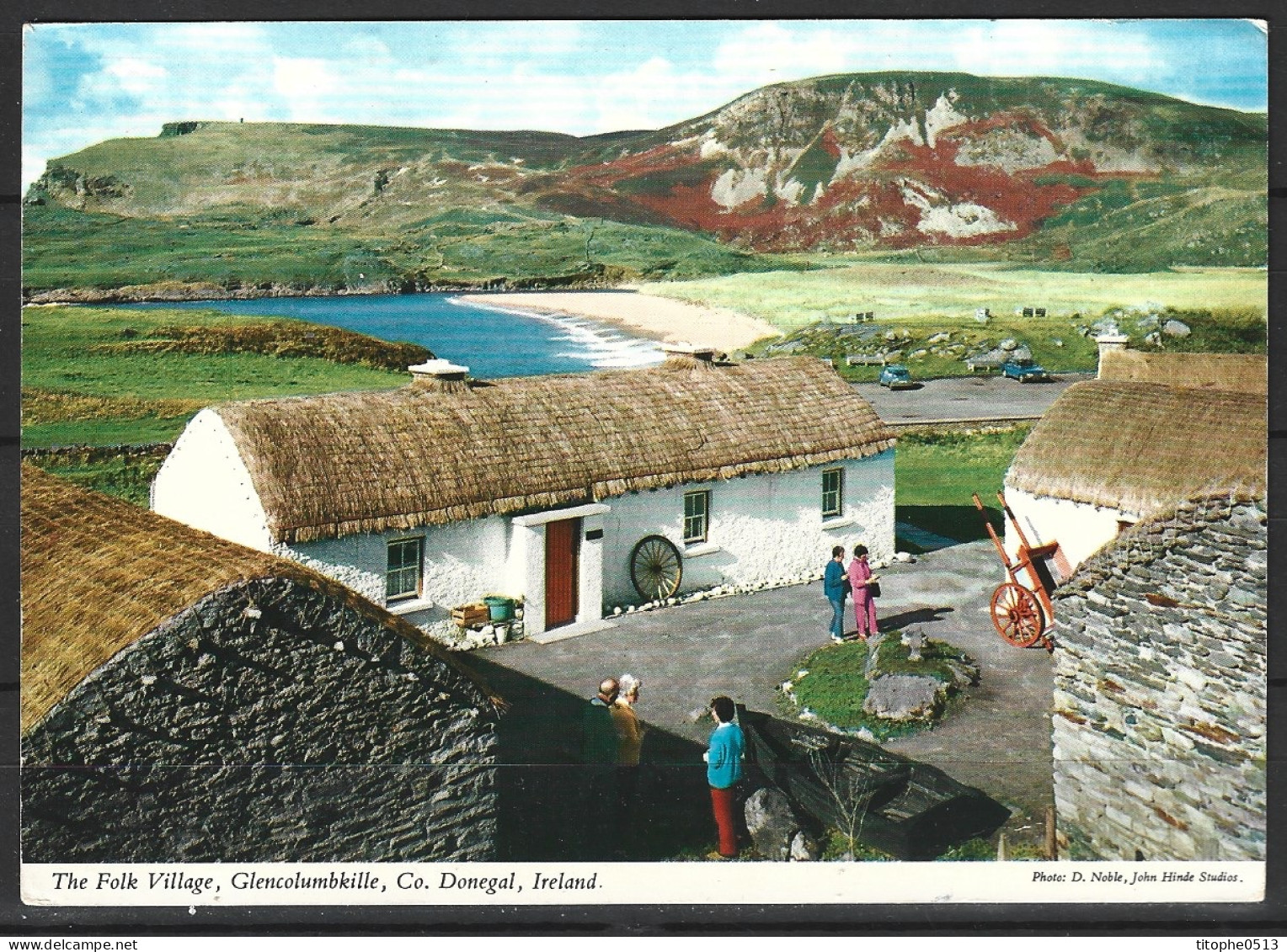 IRLANDE. Carte Postale écrite. Gleann Cholm Cille. - Donegal