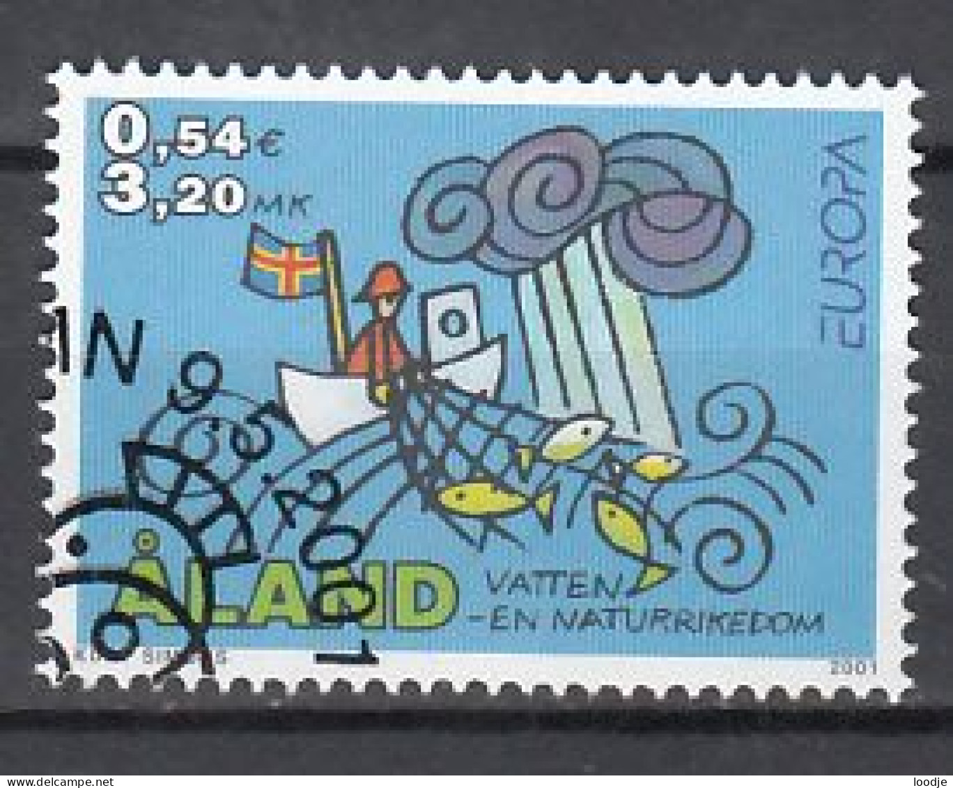 Aland Europa Cept 2001 Gestempeld - 2001