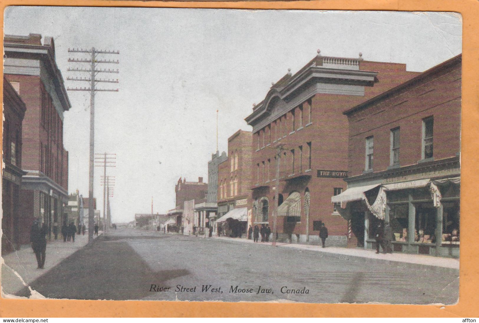 Moose Jaw Saskatchewan Canada Old Postcard - Andere & Zonder Classificatie