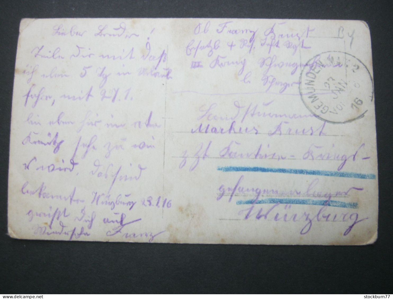 GEMÜNDEN   , Soldatenfoto ,  Schöne Karte  Um 1916 - Gemünden