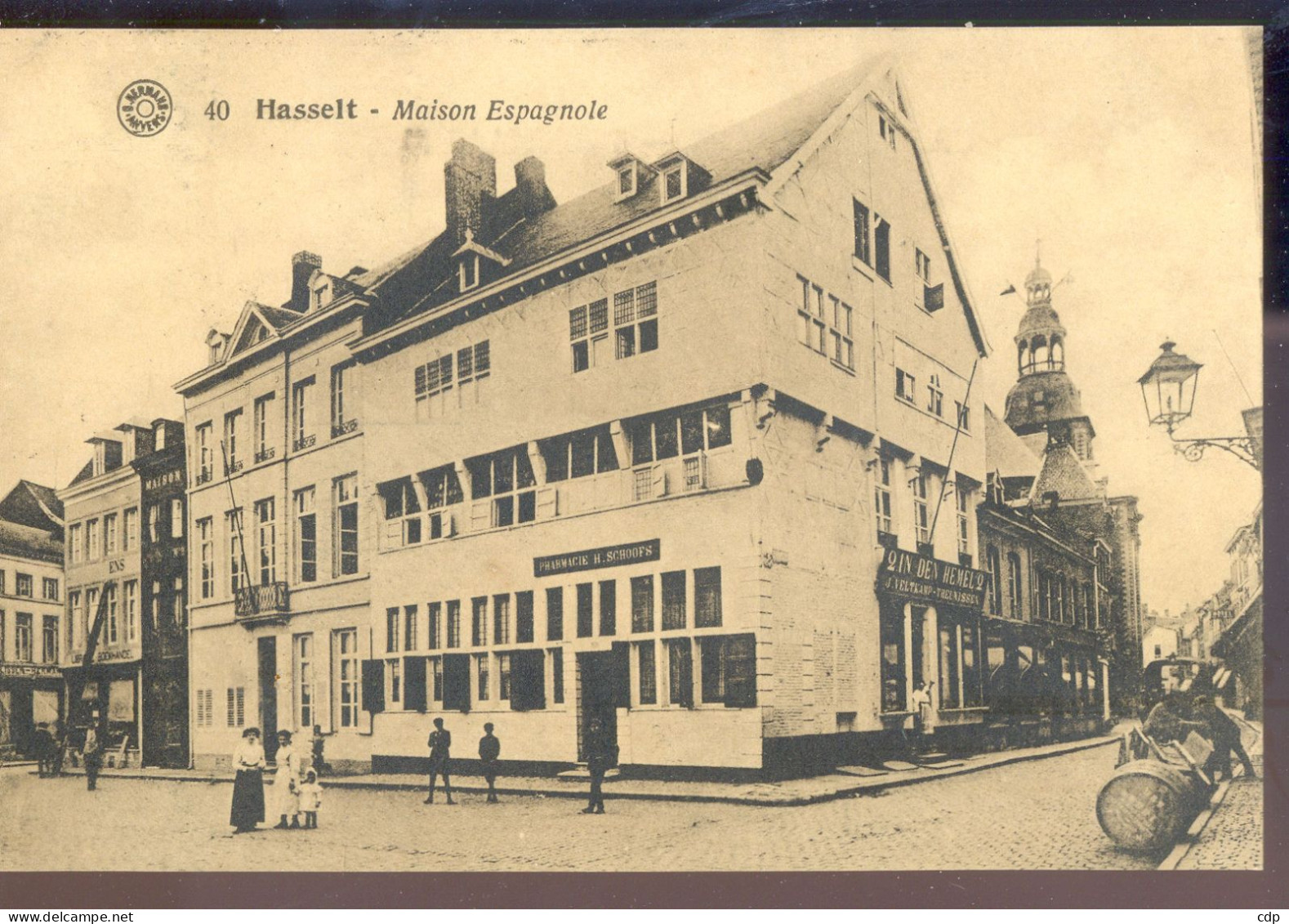 Cpa Hasselt  Maison Espagnole  1923 - Hasselt