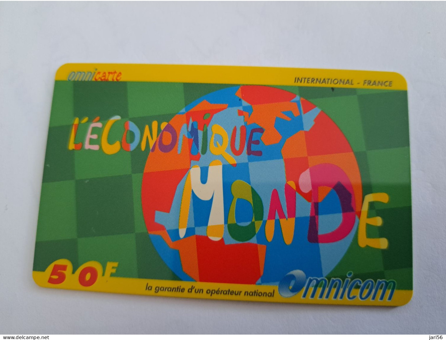 FRANCE/FRANKRIJK  / 50   U  / OMNICOM/ LECONOMIQUE FRANCE // PREPAID  USED    ** 14675** - Nachladekarten (Handy/SIM)