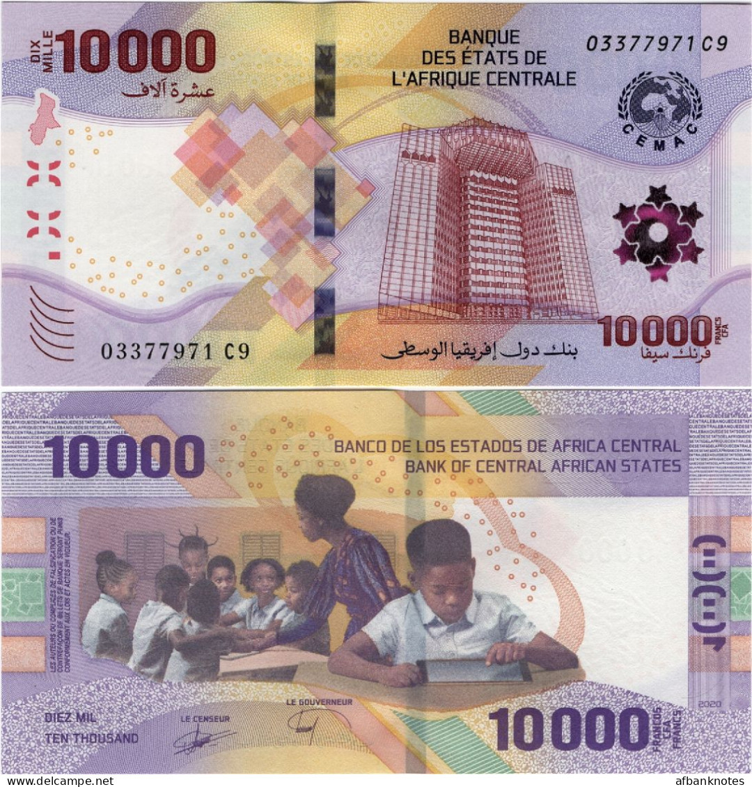 CENTRAL AFRICAN STATES       10,000 Francs       P-W704       2020 (2022)        UNC  [ 10000 ] - Zentralafrikanische Staaten