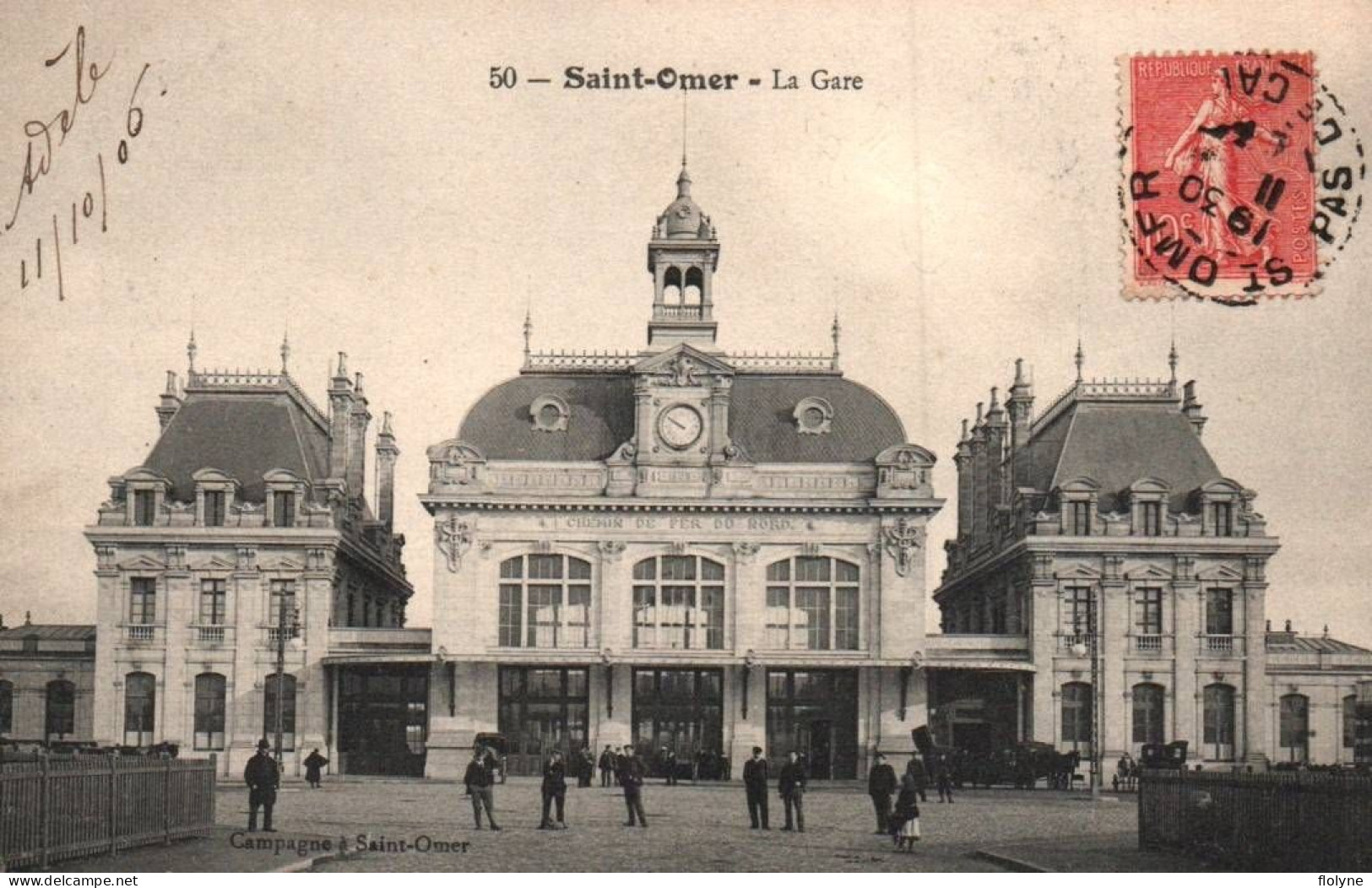 Saint Omer - Place Et La Gare - Saint Omer