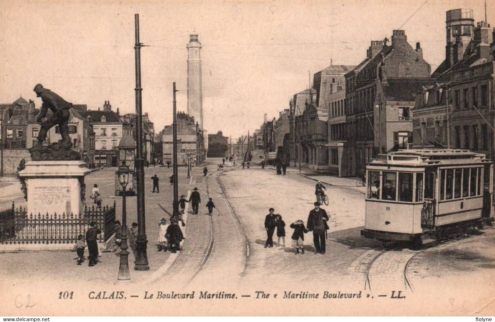 Calais - Le Boulevard Maritime - Tram Tramway - Calais