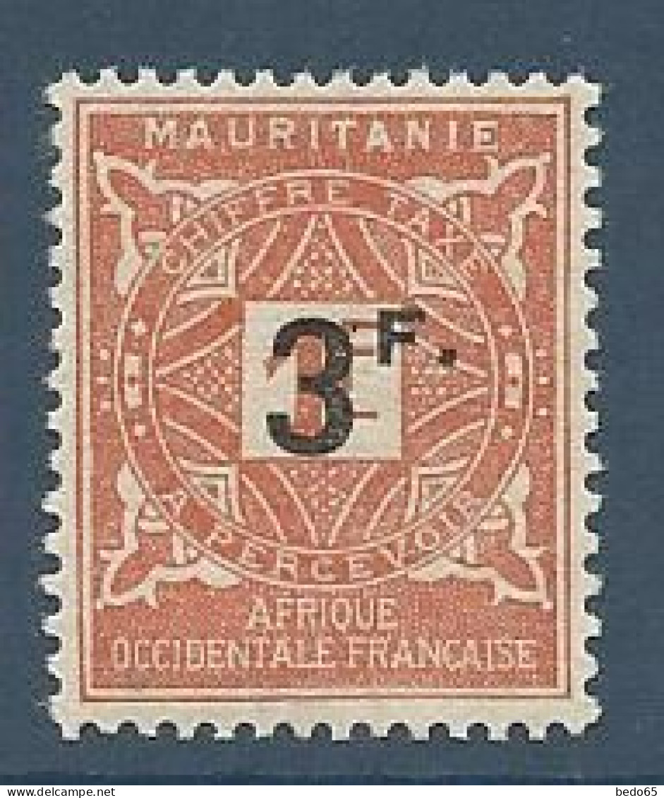 MAURITANIE TAXE N° 26 NEUF*  CHARNIERE  / Hinge  / MH - Other & Unclassified