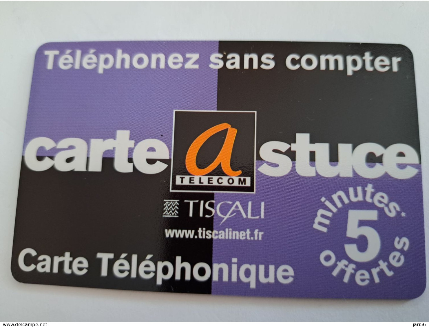 FRANCE/FRANKRIJK  / 5 MINUTES/ CARTE A STUCE         / PREPAID  USED    ** 14693** - Mobicartes (GSM/SIM)