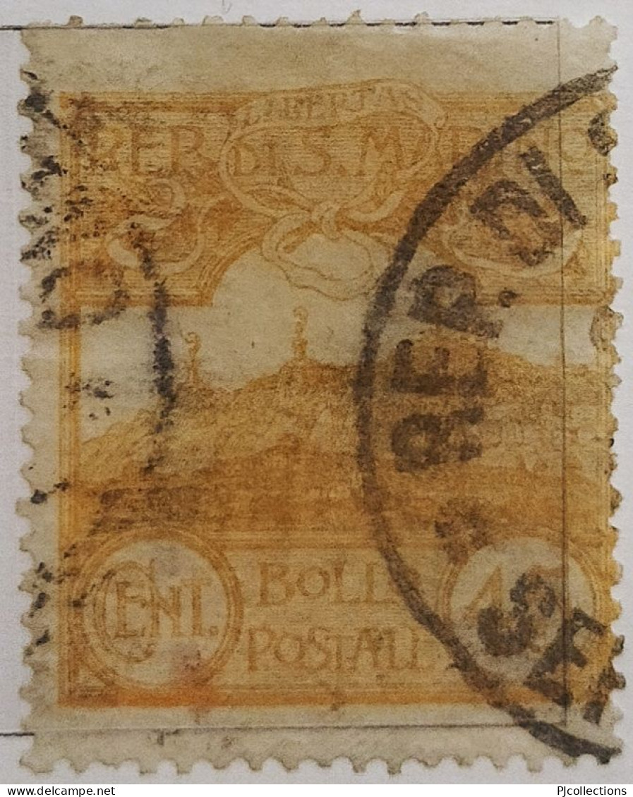 5021- SAN MARINO 1903 VEDUTE 45c - VIEWS 45c USATO - USED - Used Stamps