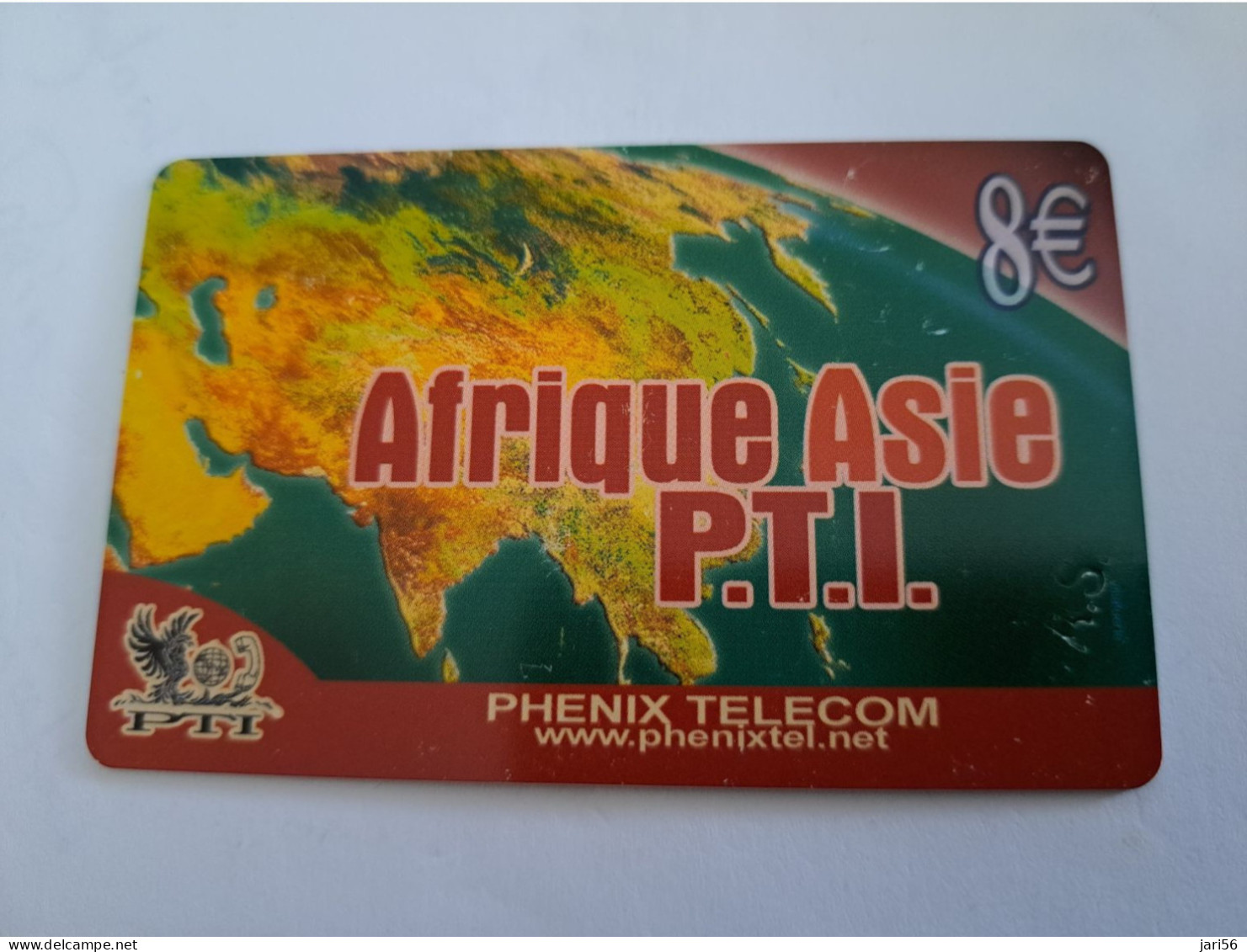 FRANCE/FRANKRIJK  / € 8,00/ AFRIQUE ASIE PTI      / PREPAID  USED    ** 14700** - Mobicartes (GSM/SIM)