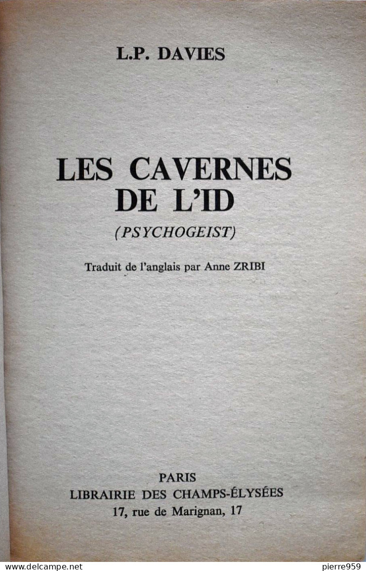 Les Cavernes De L'Id - Leslie Purnell Davies - Le Masque SF