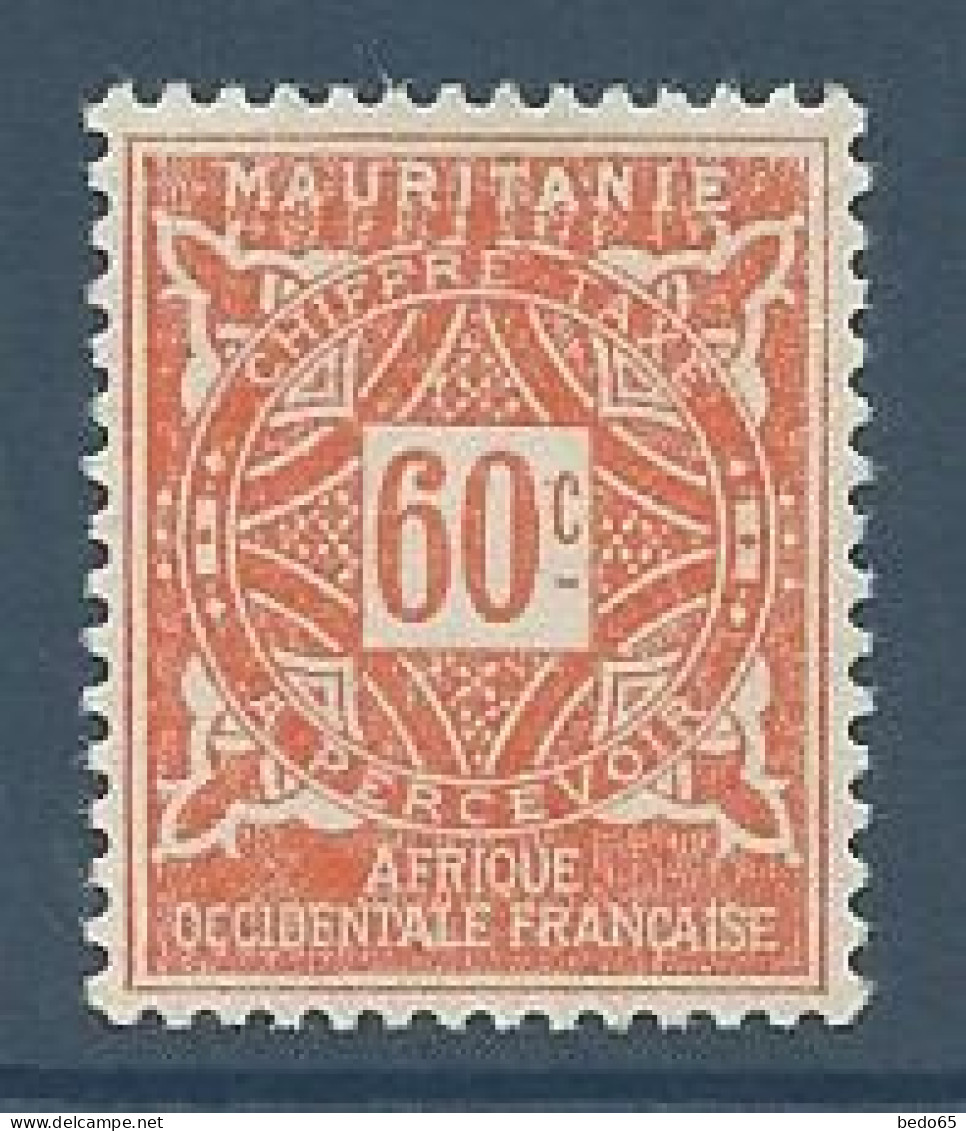 MAURITANIE TAXE N° 23 NEUF*  CHARNIERE  Hinge  / MH - Other & Unclassified
