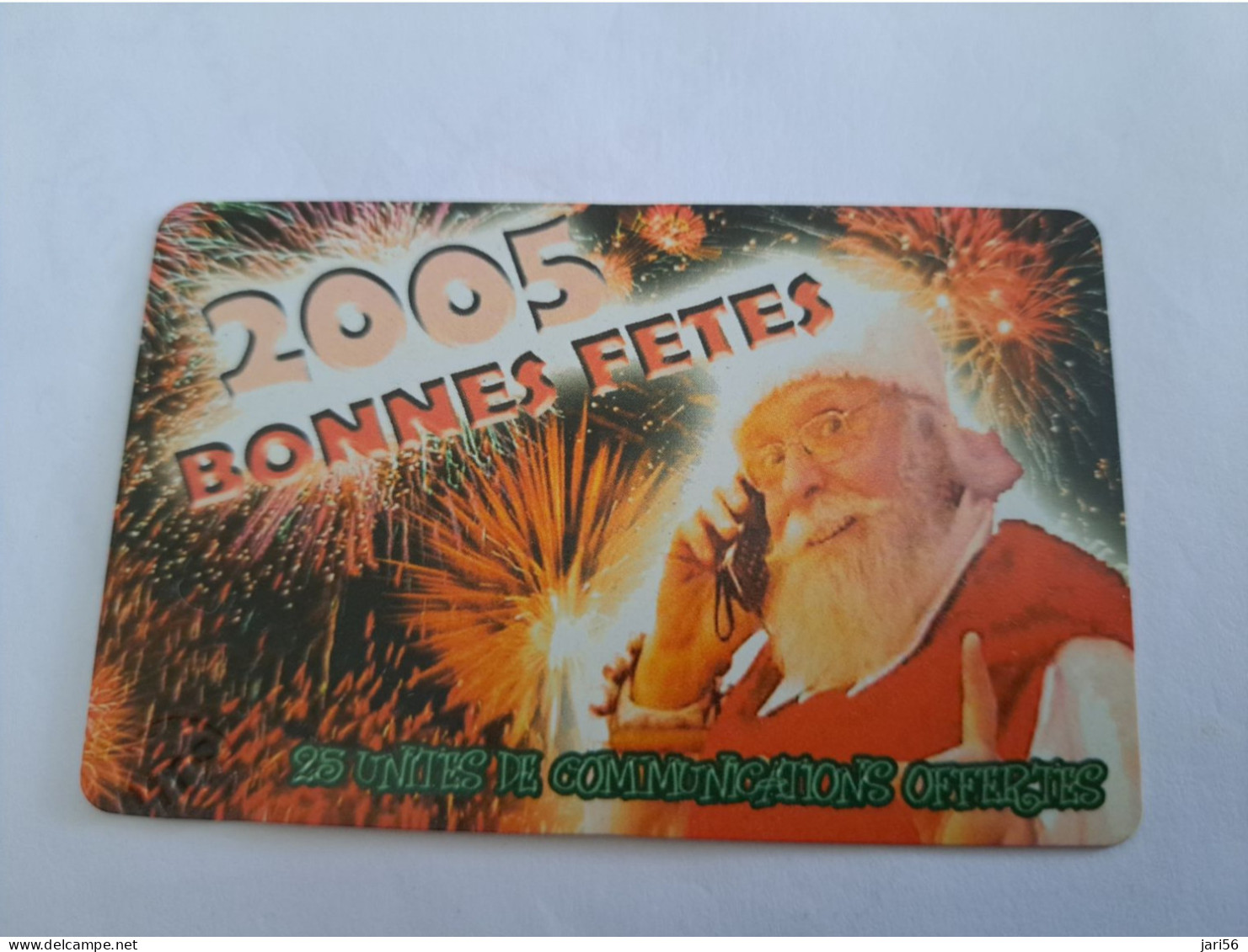 FRANCE/FRANKRIJK  / 25 UNITS/ 2005 BONNE FETES/ SANTA CLAUS !!      / PREPAID  USED     ** 14713** - Voorafbetaalde Kaarten: Gsm