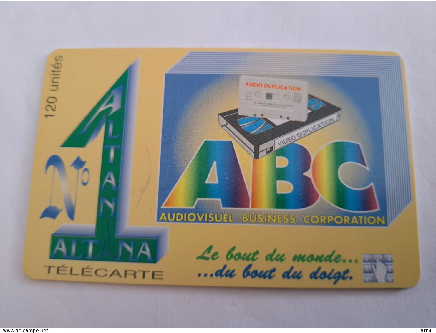 FRANCE/FRANKRIJK  / 120 UNITS/ ALTANA/ 1 ABC VIDEO DUPLICATION    / PREPAID  MINT      ** 14717** - Mobicartes (GSM/SIM)