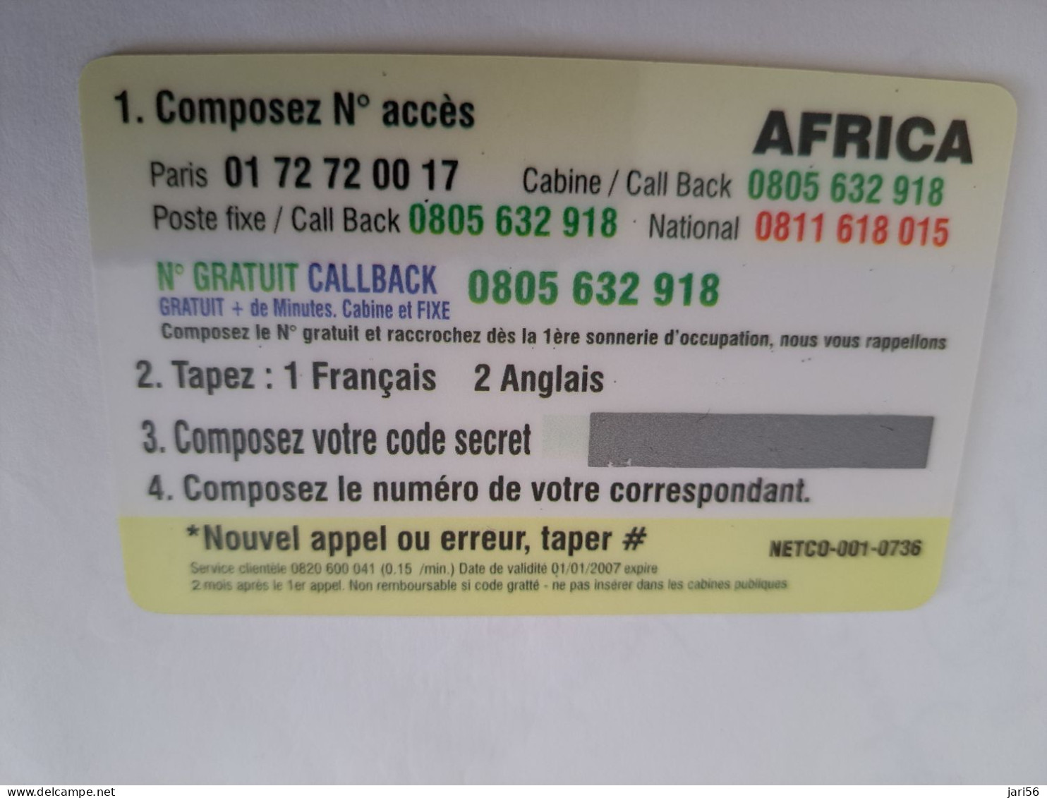 FRANCE/FRANKRIJK  / € 7,5/ AFRICA MAGHREB  / MOSQUE MINARETTES    / PREPAID  MINT        ** 14721** - Prepaid: Mobicartes