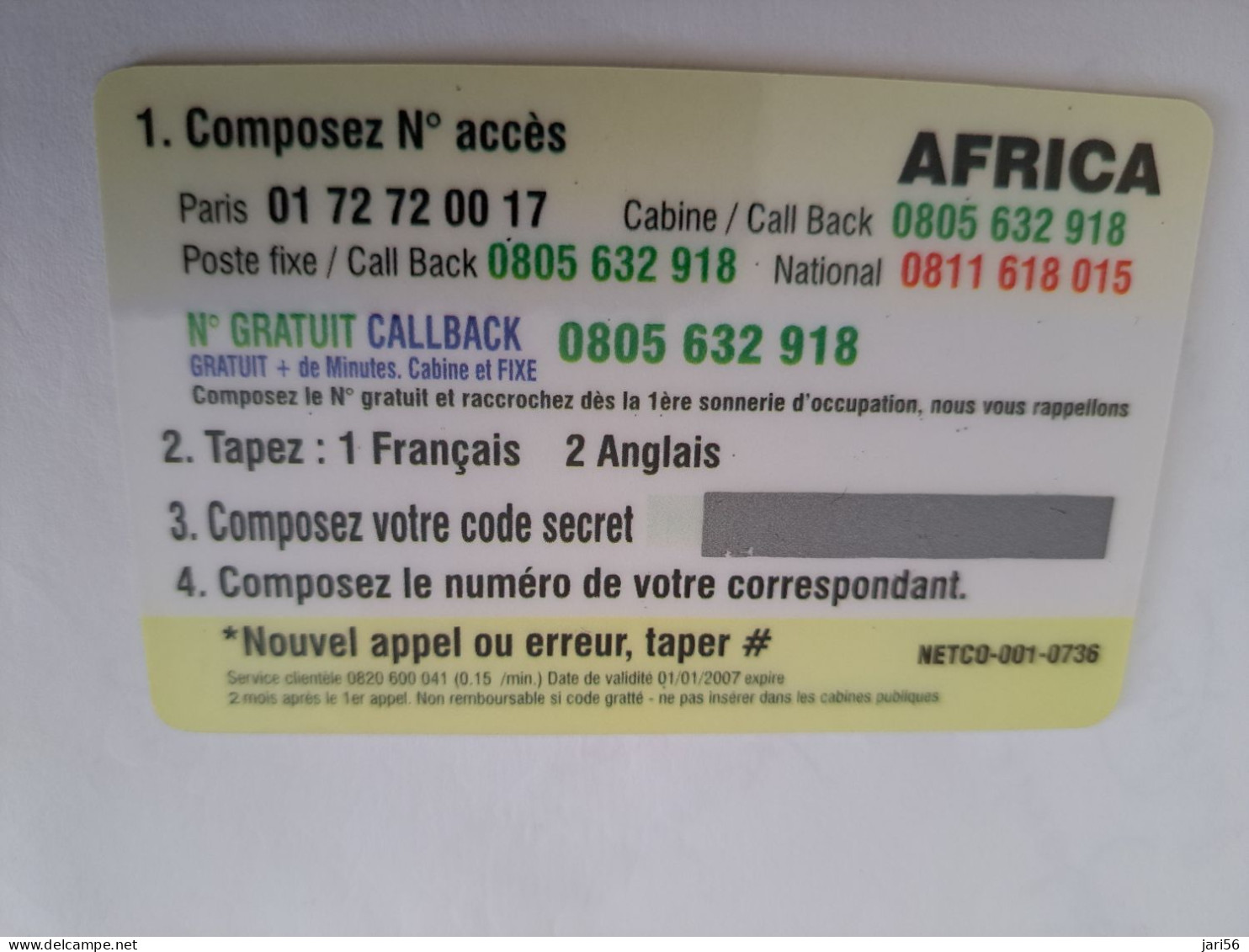 FRANCE/FRANKRIJK  / € 7,5/ AFRICA MAGHREB  / MOSQUE MINARETTES    / PREPAID  MINT        ** 14721** - Mobicartes (GSM/SIM)