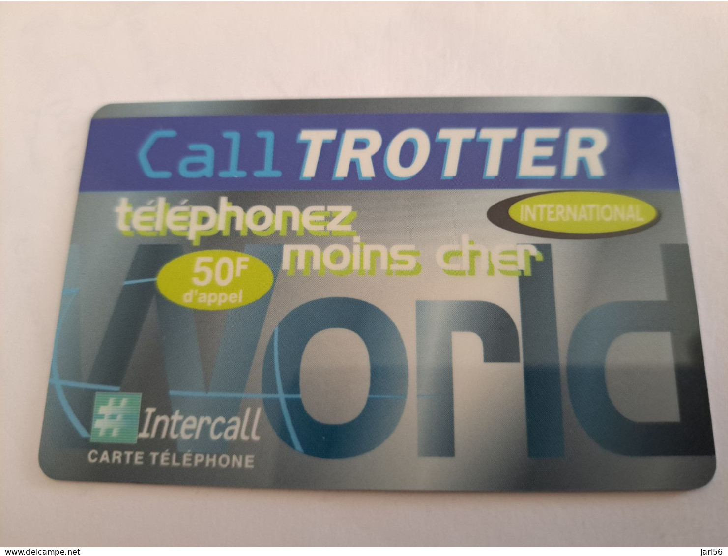 FRANCE/FRANKRIJK  / 50 FR / CALL TROTTER / MON CHER    / PREPAID  USED         ** 14722** - Nachladekarten (Handy/SIM)