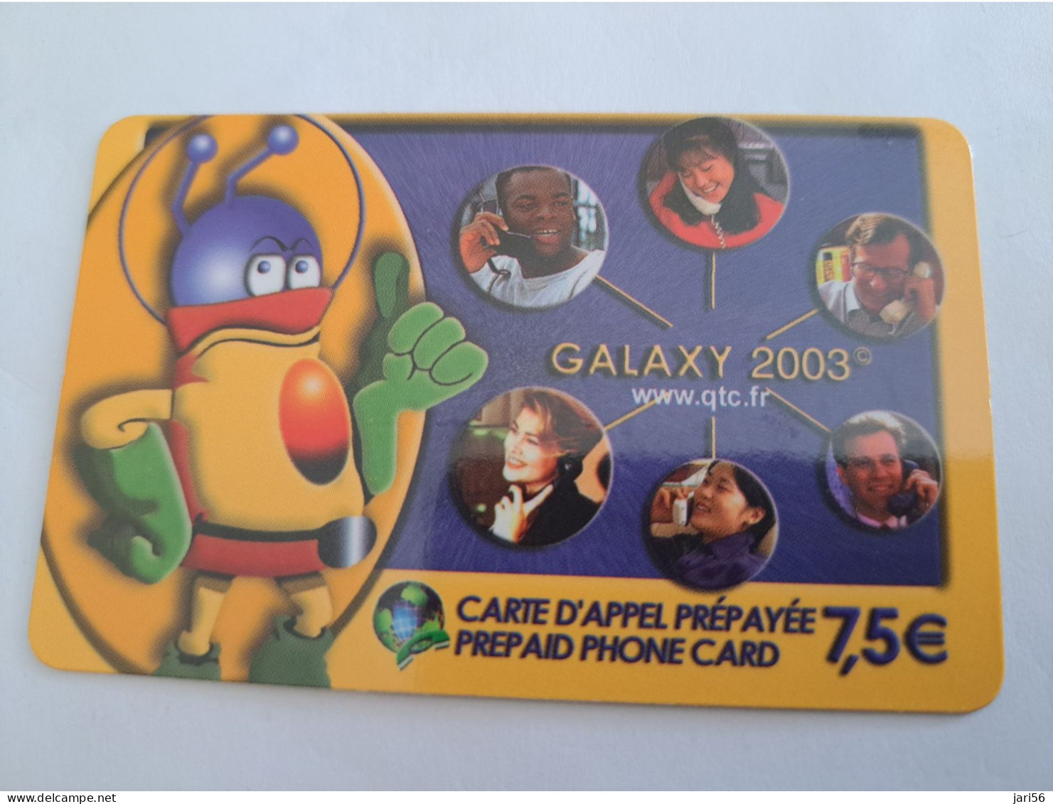 FRANCE/FRANKRIJK  / € 7,5/ CARTOON/ GALAXI 2003     / PREPAID  USED         ** 14733** - Nachladekarten (Handy/SIM)