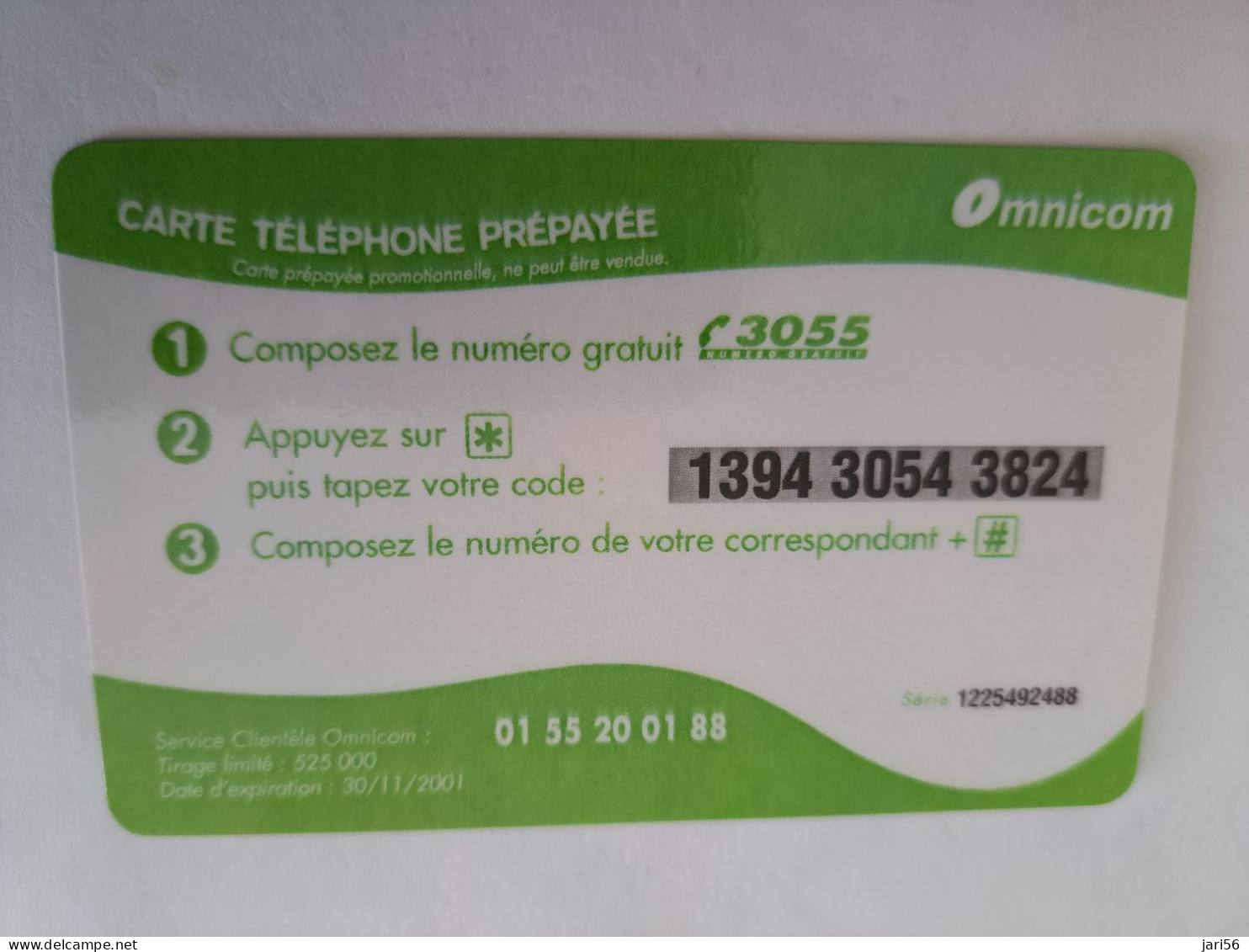 FRANCE/FRANKRIJK  / 5 MINUTES/ PAMPRYL /LA SOURCE DES FRUITS     / PREPAID  USED         ** 14735** - Mobicartes (GSM/SIM)