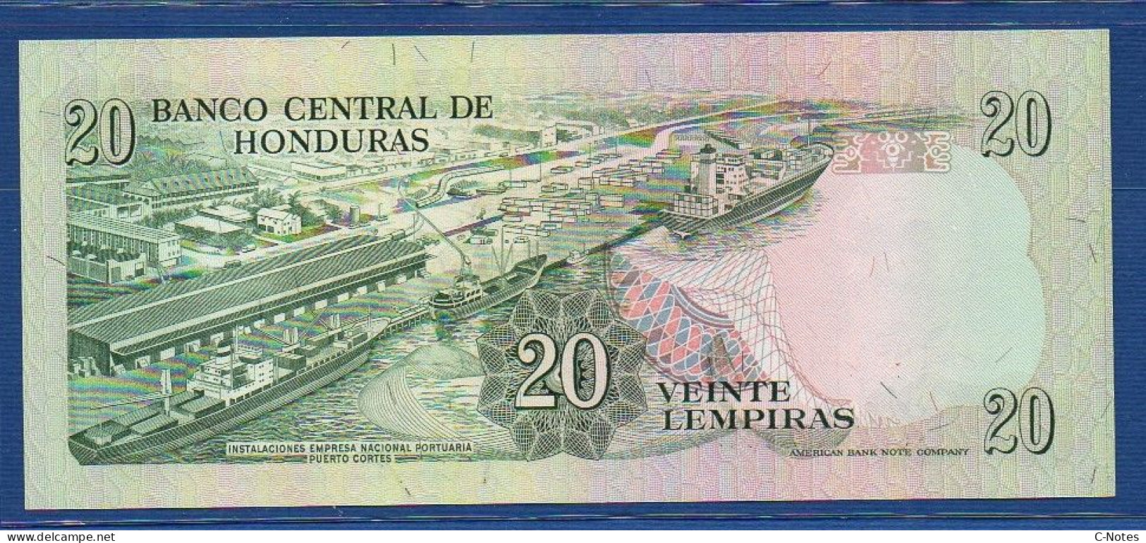 HONDURAS - P. 65c – 20 Lempiras 9.05.1991 UNC, S/n AB1882147 - Honduras