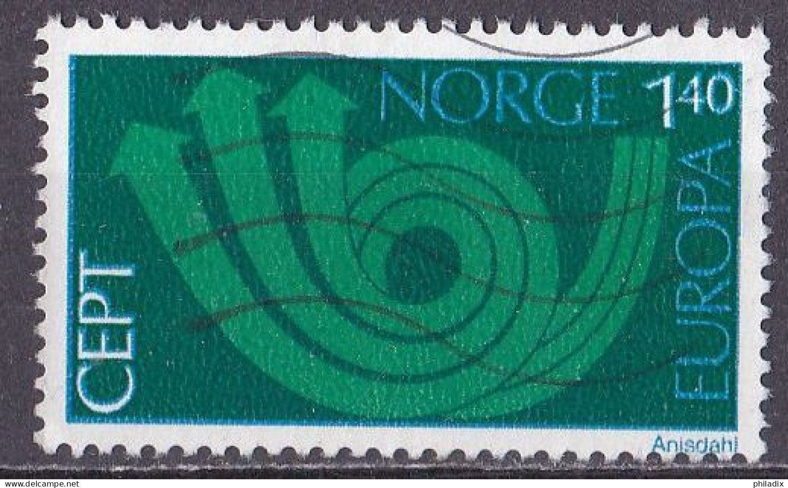 Norwegen Marke Von 1973 O/used (A2-5) - Oblitérés